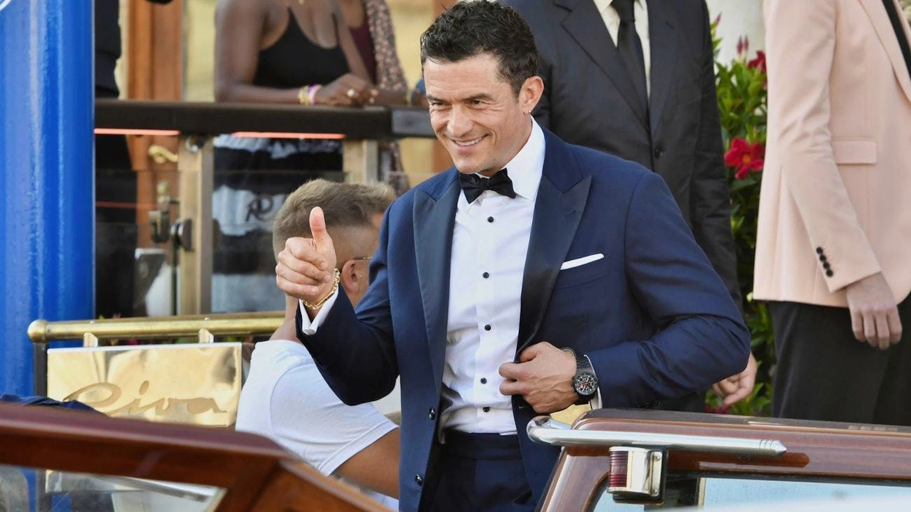 ... und Schauspieler Orlando Bloom.