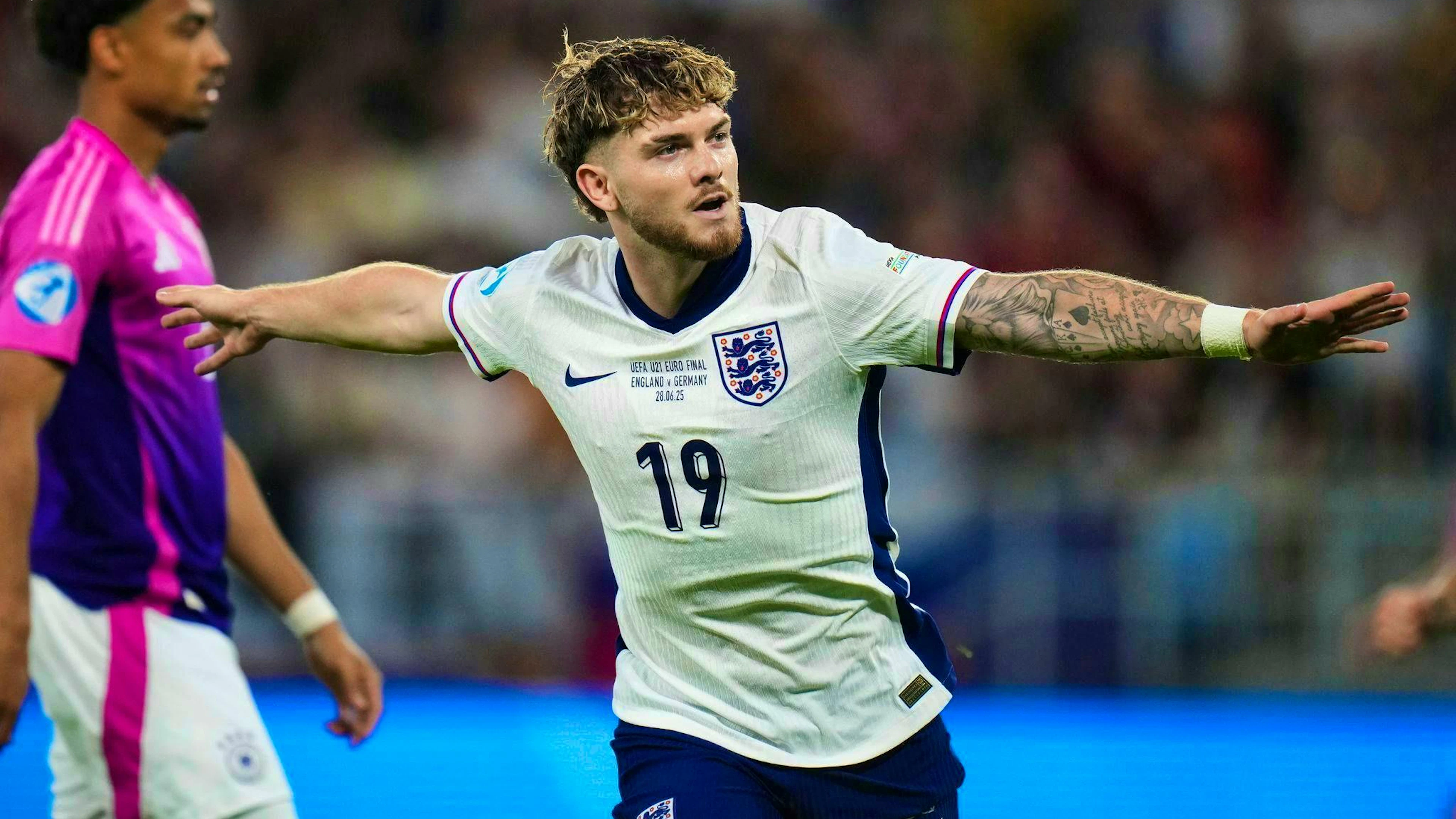 Shaping England's attacking play: Liverpool FC goalscorer Harvey Elliot.