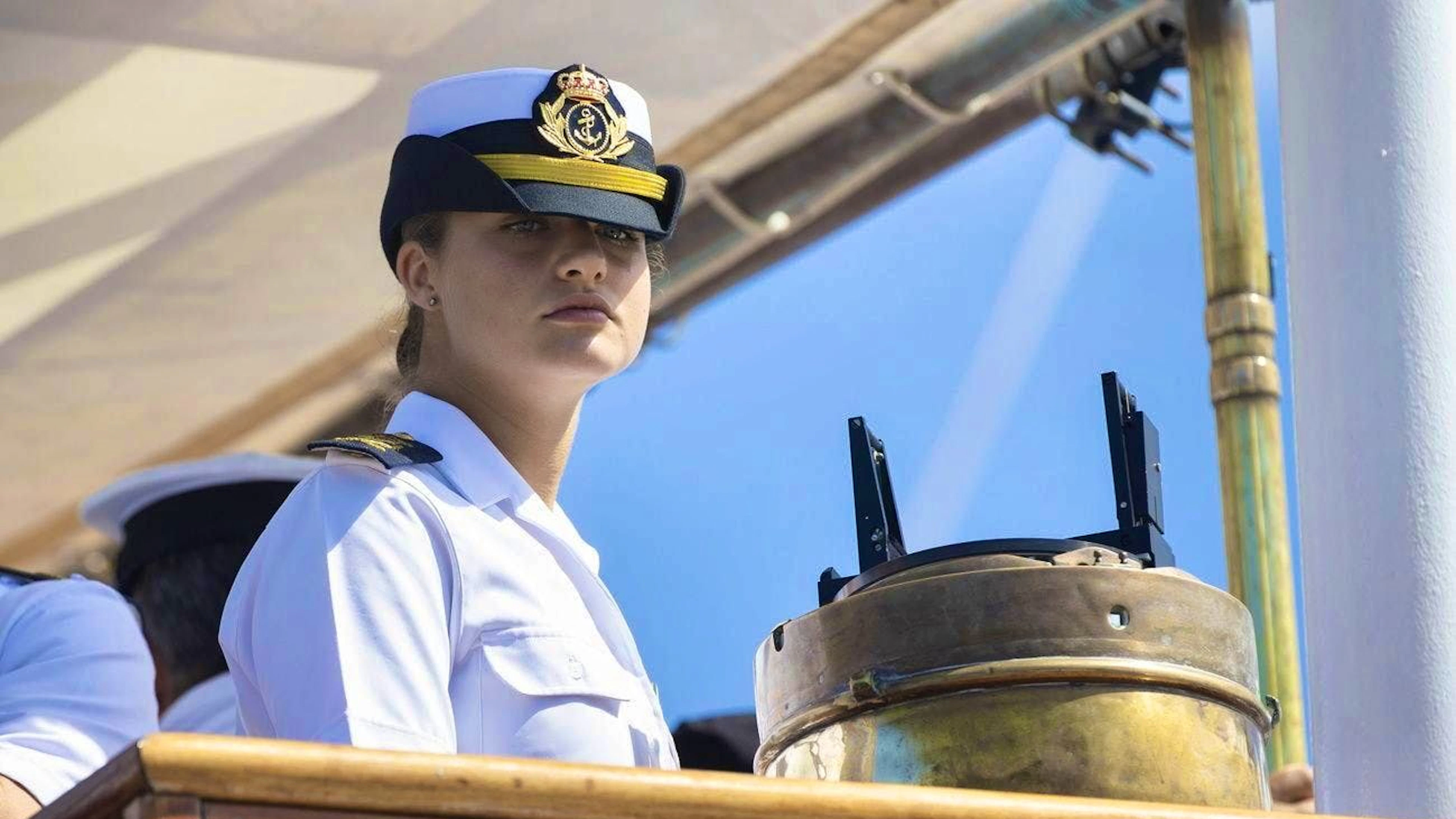 La principessa Leonor di Spagna sta completando il servizio militare.