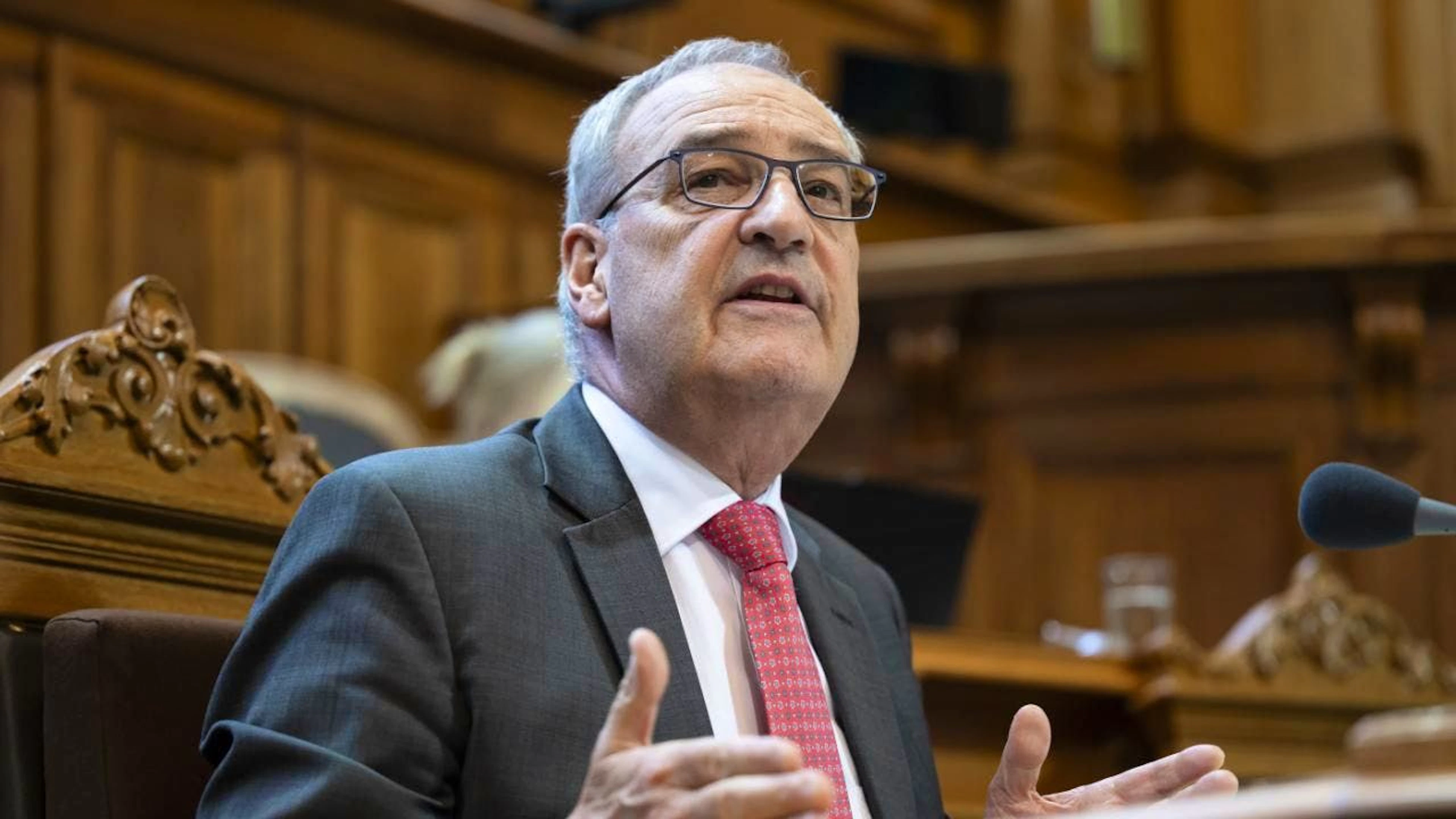 Der Schweizer Wirtschaftsminister Guy Parmelin - hier eine Archivaufnahme - war zu Gesprächen mit den Mercosur-Staaten nach Buenos Aires gereist, wie er auf X mitteilte.
