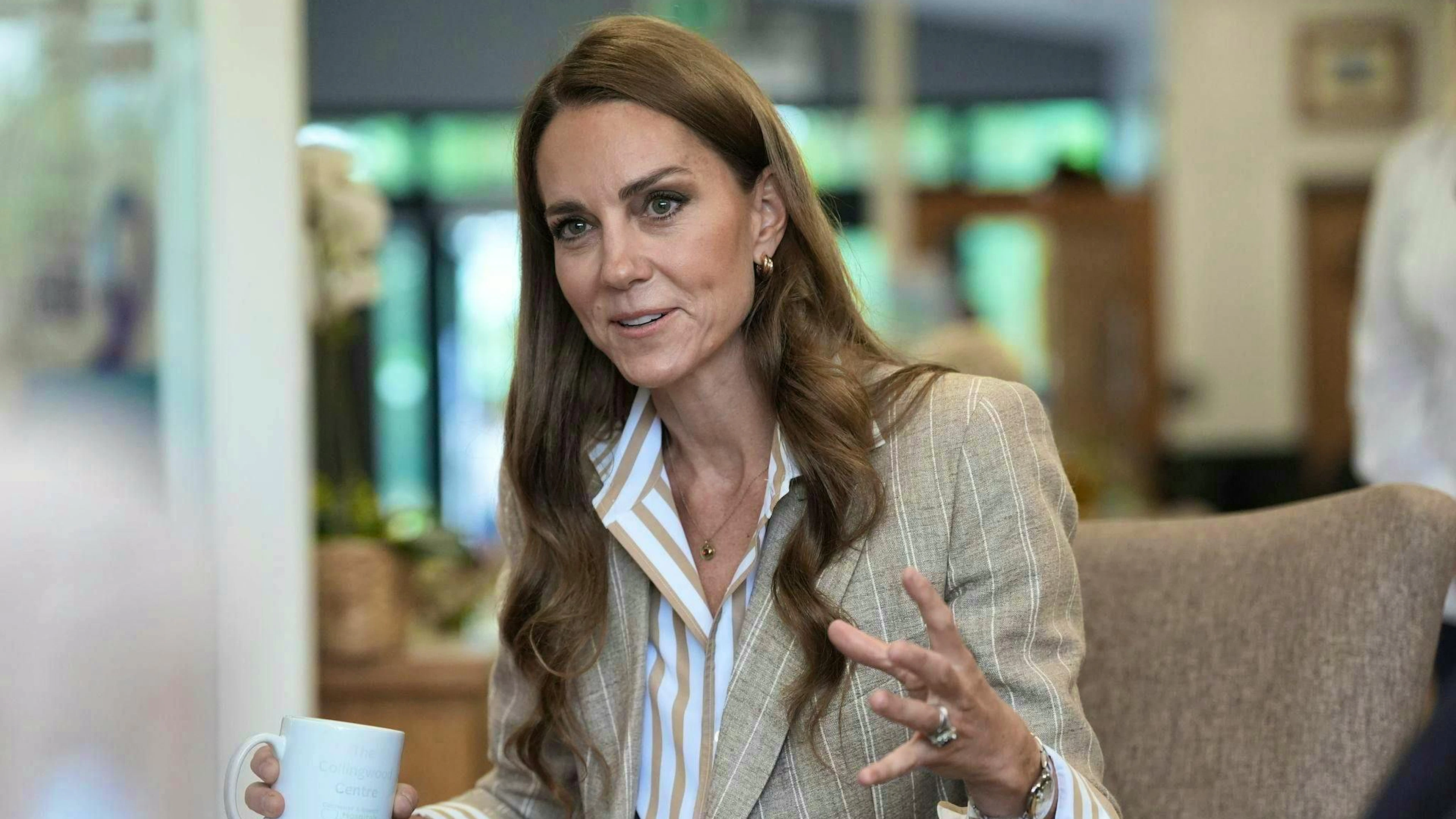 Recovering from cancer is a "rollercoaster ride", says Princess Kate.