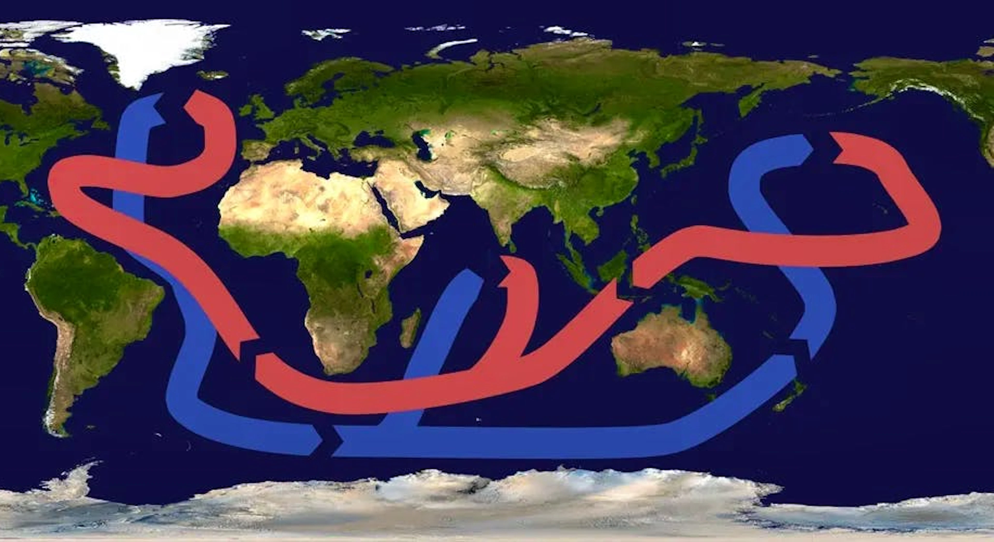 Die Ozeanzirkulation im Südlichen Ozean und die Atlantische Umwälzströmung stehen miteinander in Verbindung. Der Zusammenbruch eines Strömungssystems könnte Auswirkungen auf der ganzen Welt haben.