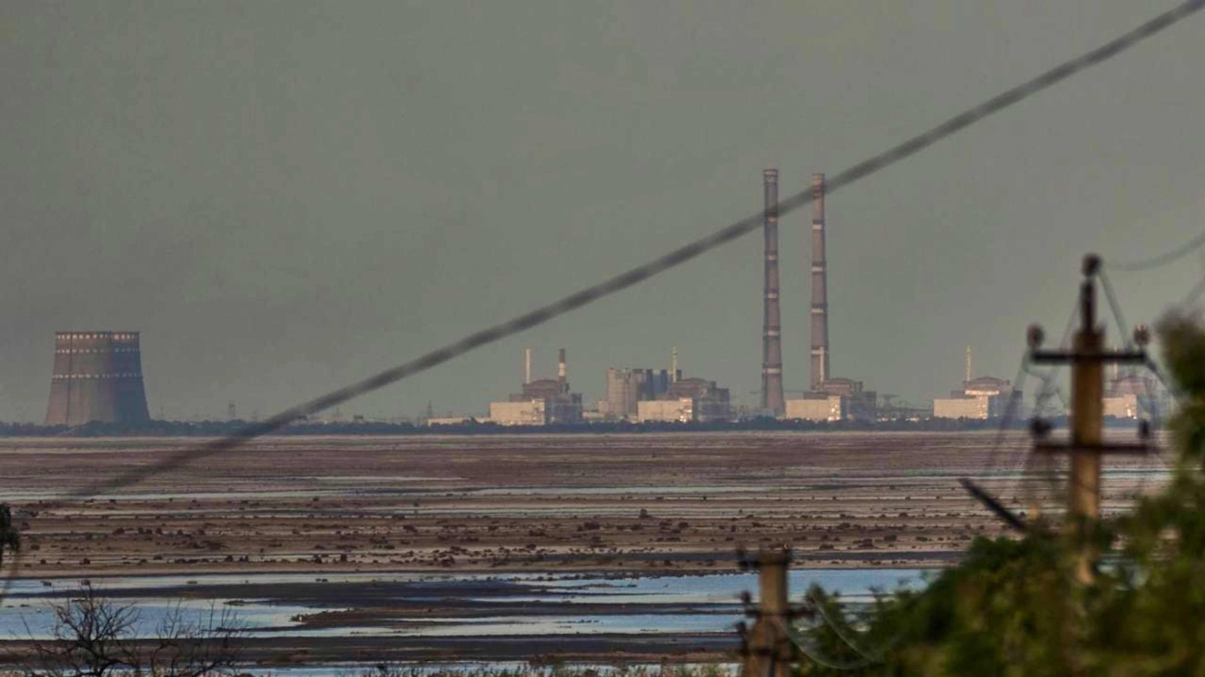 ARCHIV - Europas größtes Kernkraftwerk Saporischschja. Foto: LIBKOS/AP/dpa/Archivbild