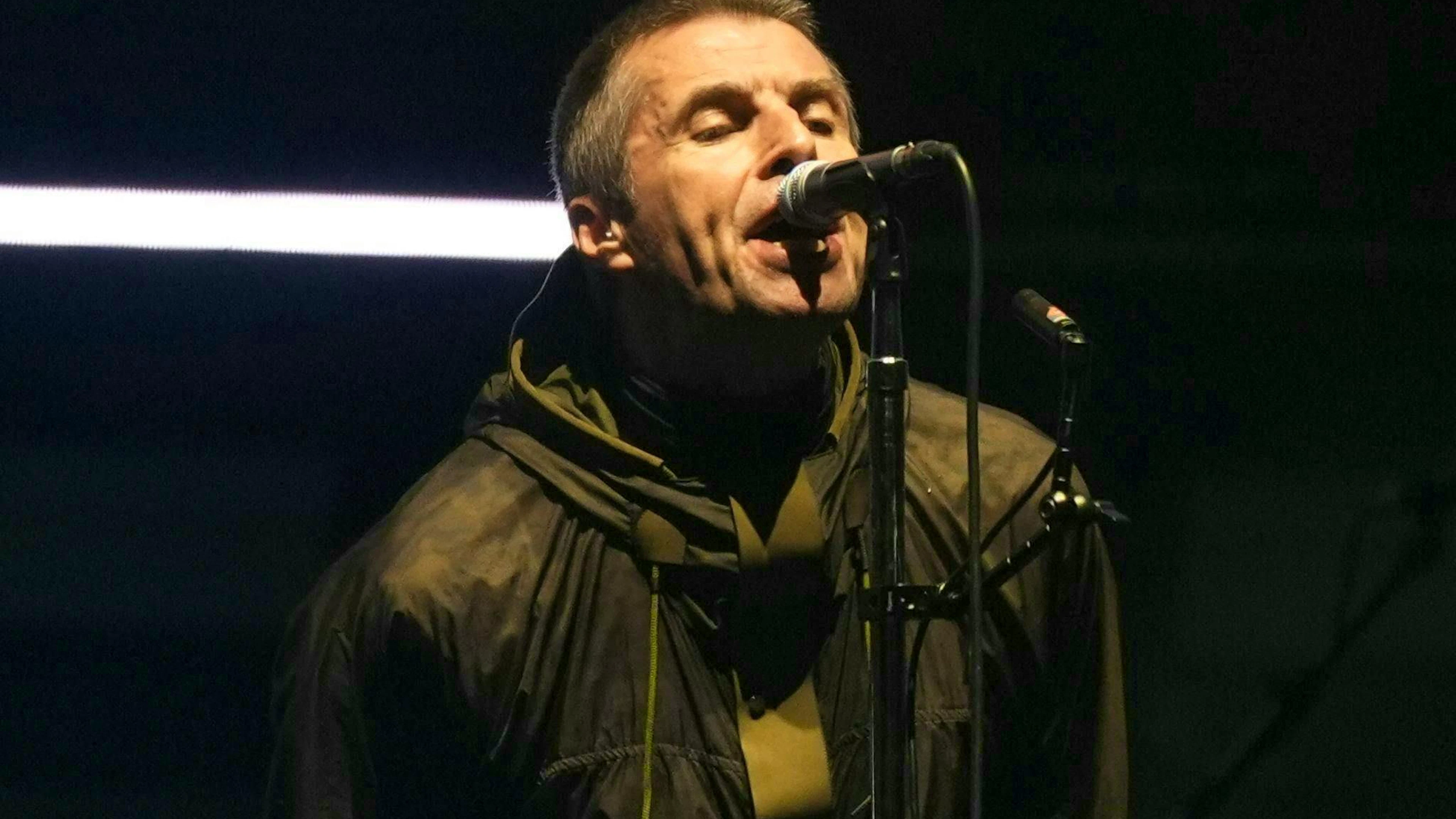 Liam Gallagher is back on stage with his brother. 