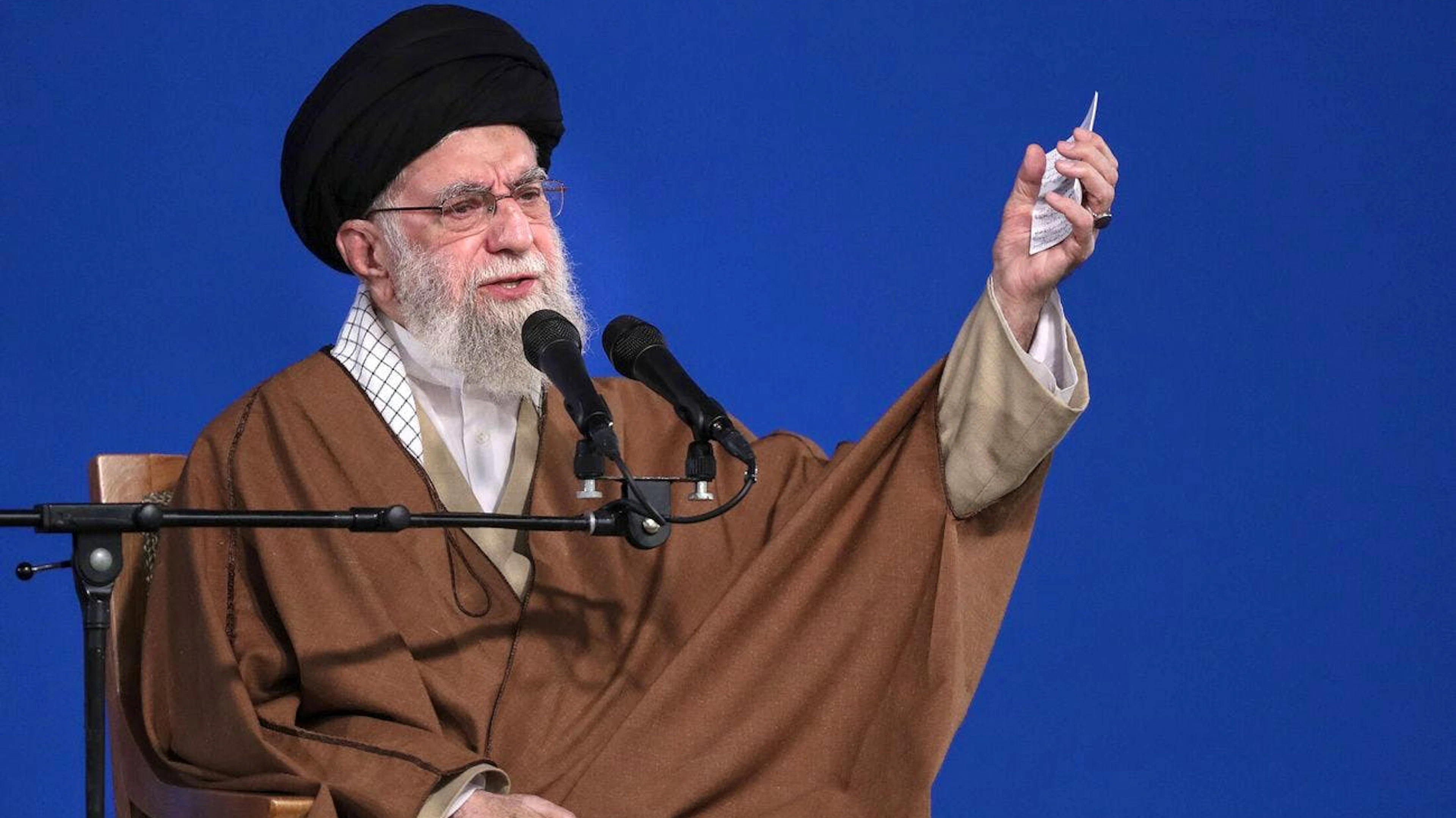 L'Ayatollah Ali Khamenei in una foto d'archivio