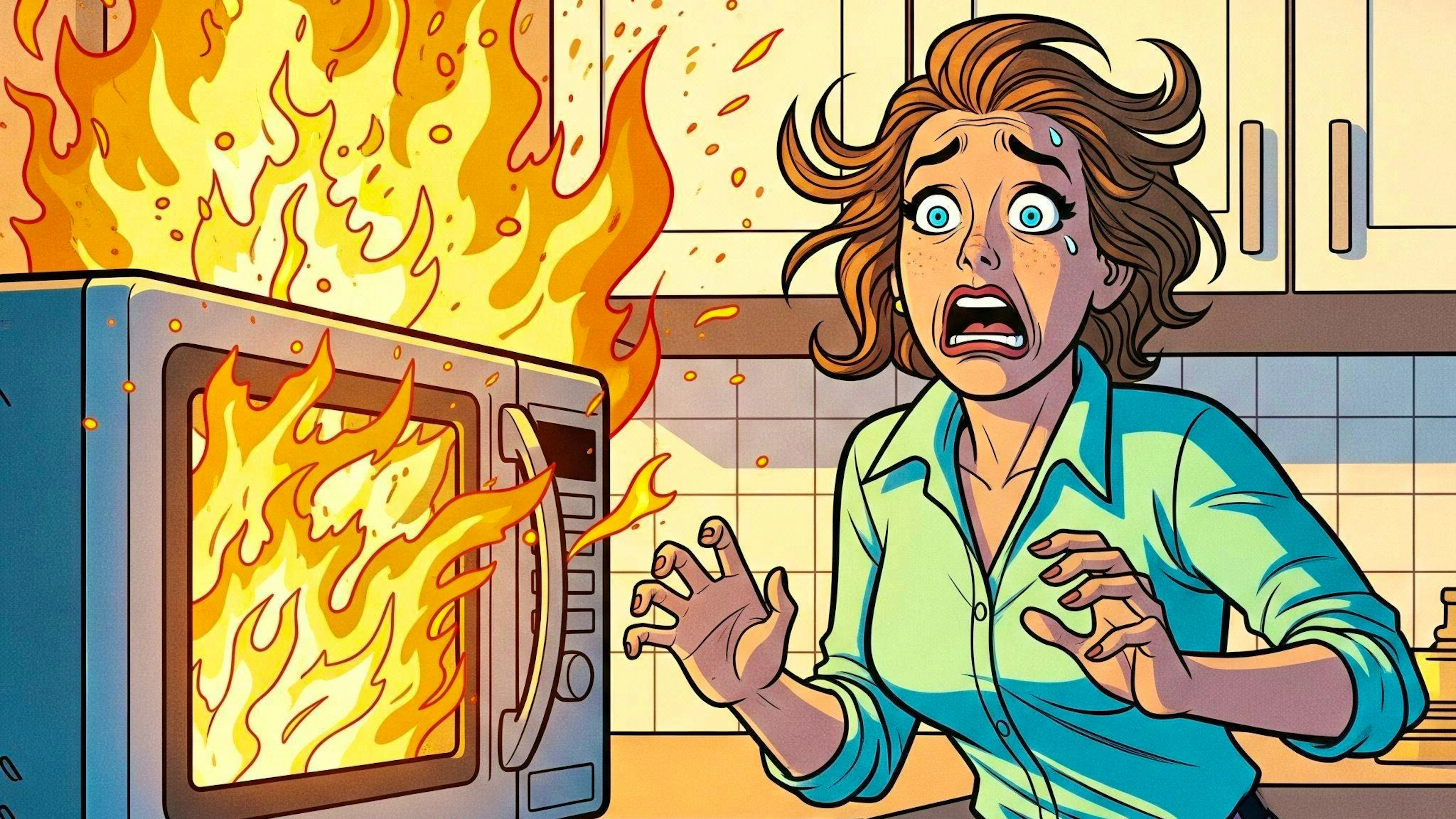 Even microwave ovens do not belong on an extension lead or multiple plug.