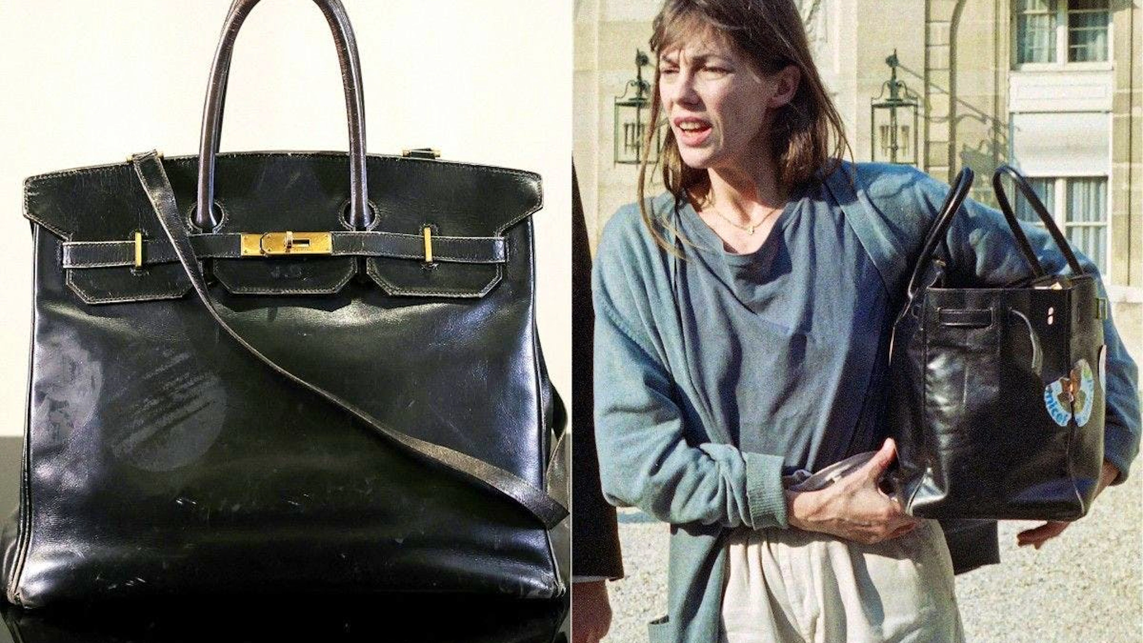 L’actrice et chanteuse française Jane Birkin arrive au palais de l’Élysée, où elle est reçue par le président de la République François Mitterrand, le 9 mai 1990, avant l’ouverture du 43e Festival de Cannes.