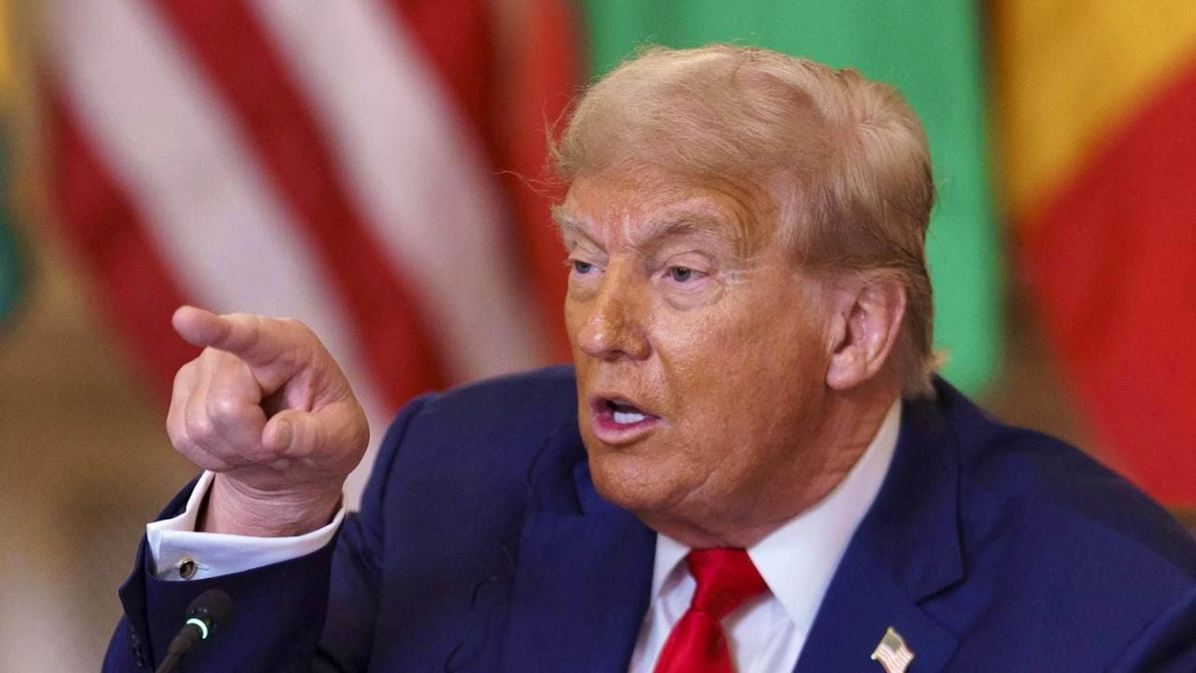 Il presidente degli Stati Uniti Donald Trump