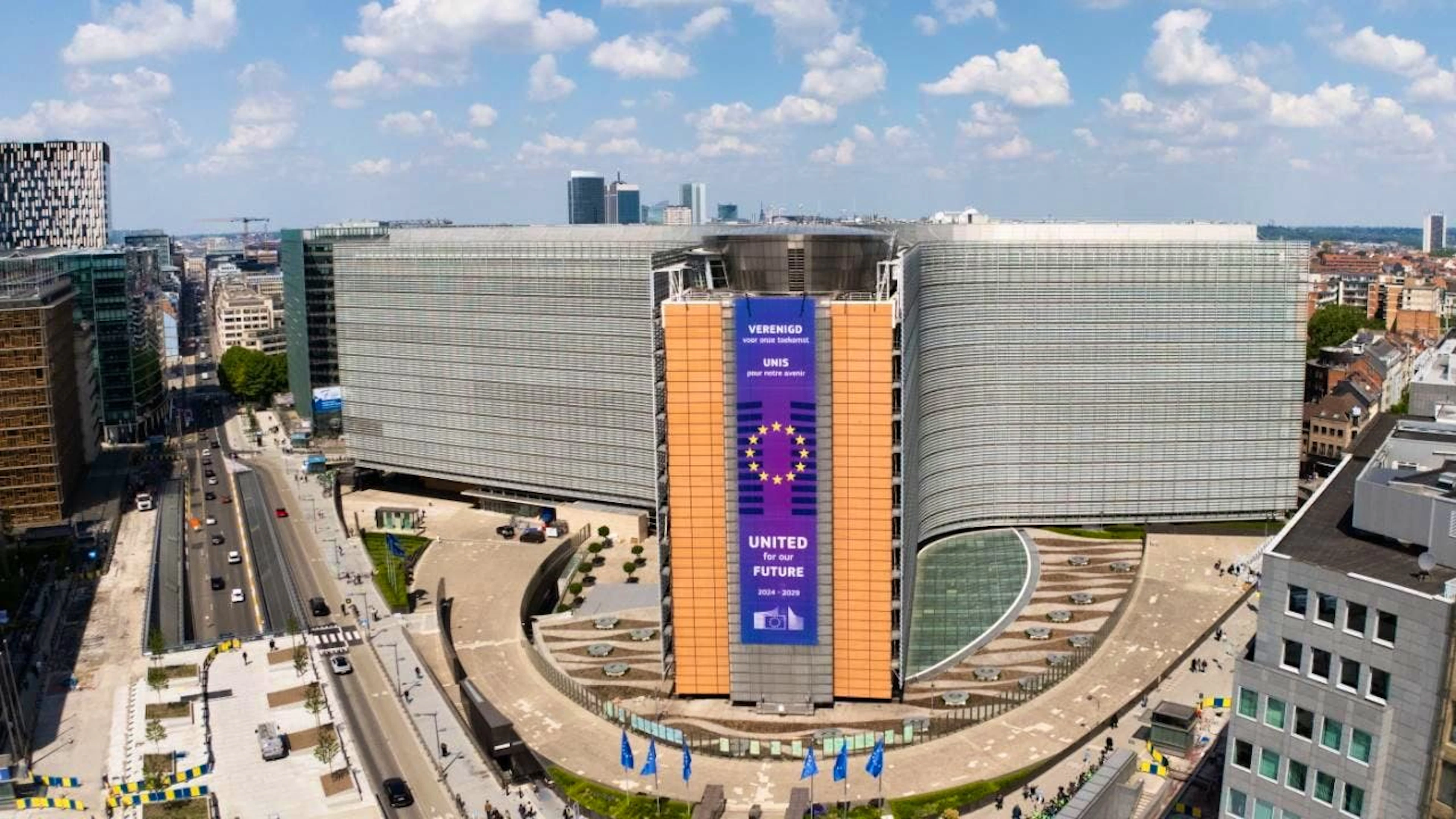 La Commission européenne, seule compétente pour négocier les accords commerciaux de l'UE, cherche à conclure un accord de principe avec les Etats-Unis, dont les détails suivraient ultérieurement. (archives)