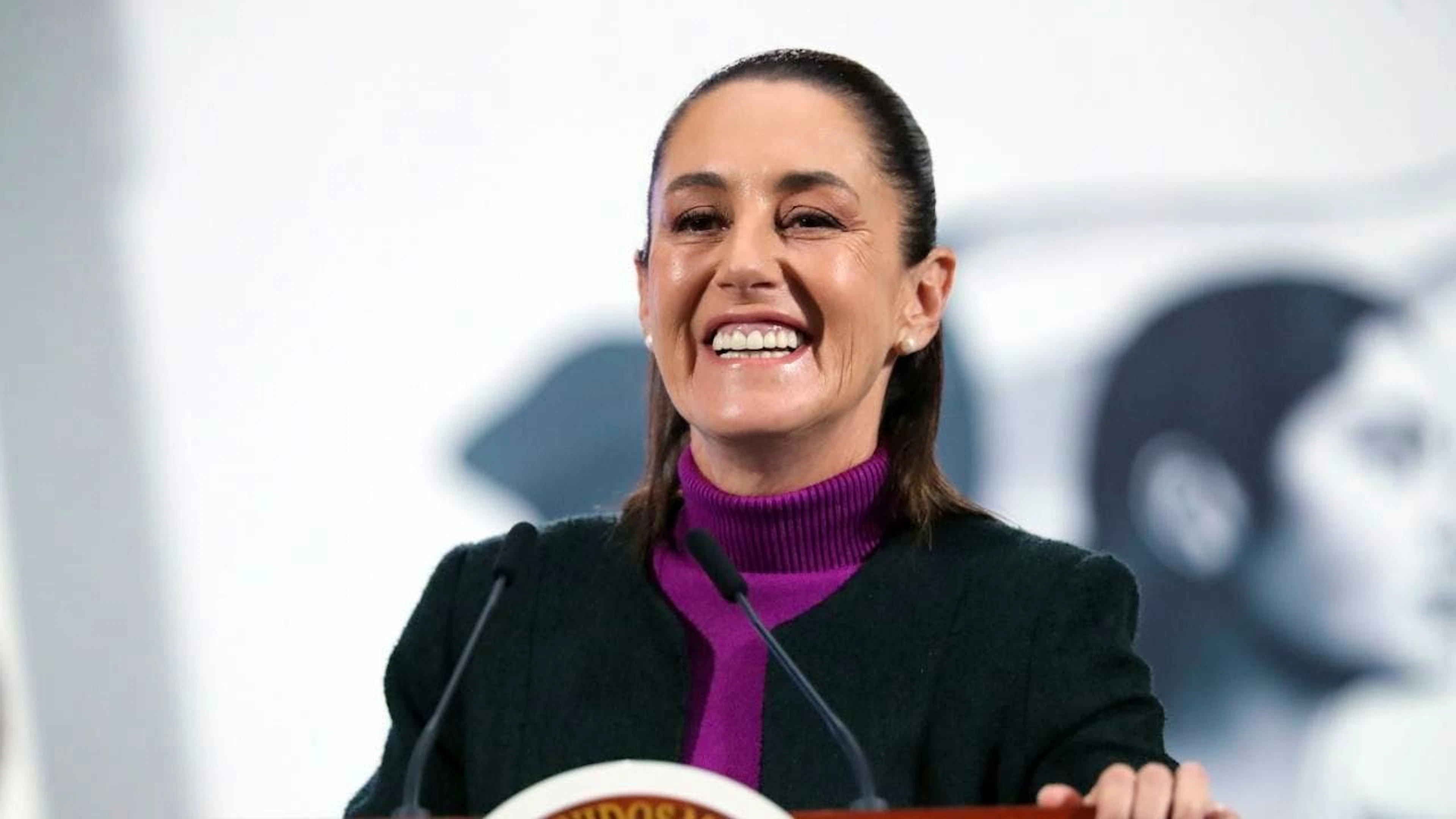 La presidente messicana Claudia Sheinbaum