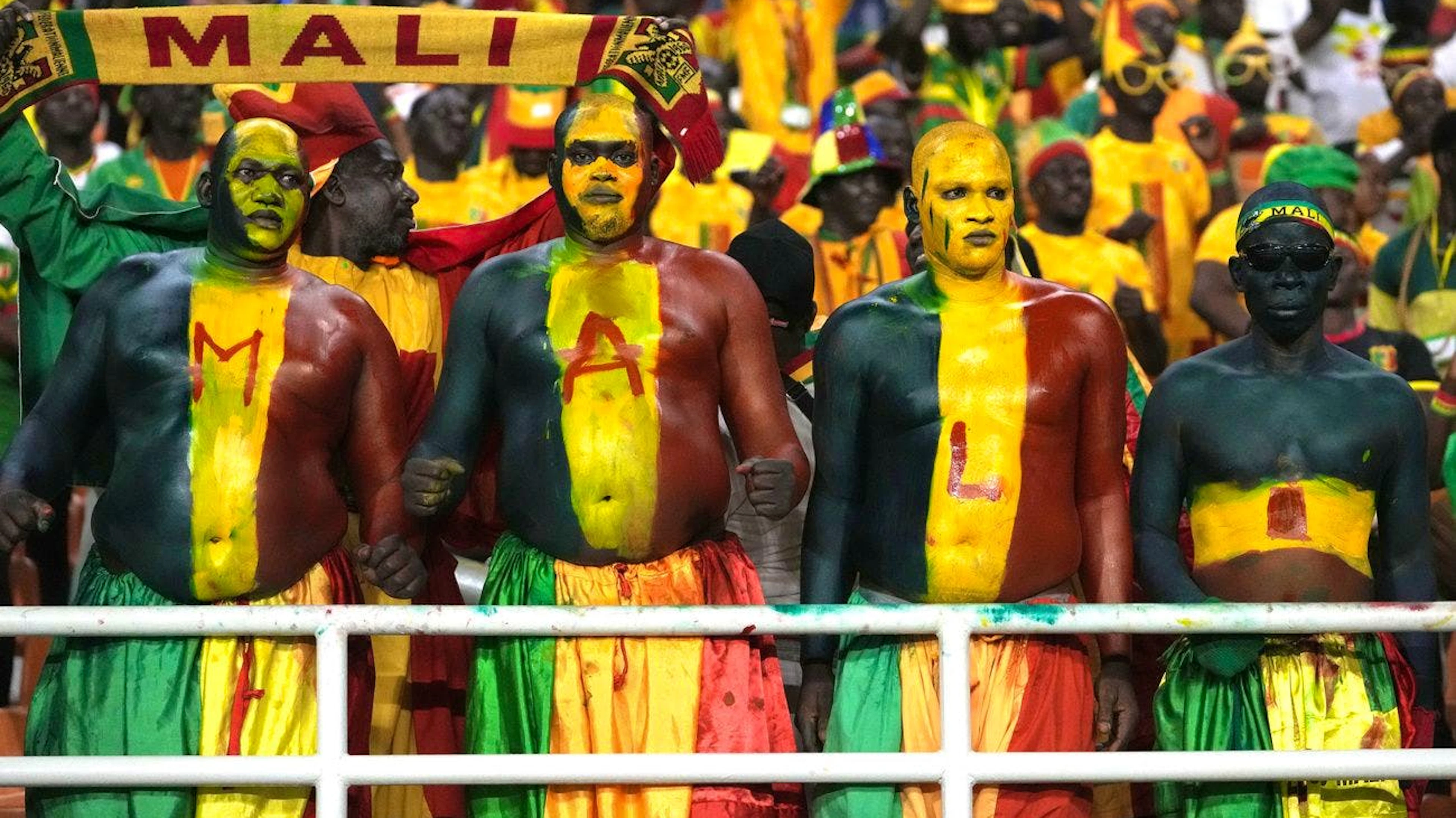 Des fans du Mali, ici lors d'un match de football (archives).