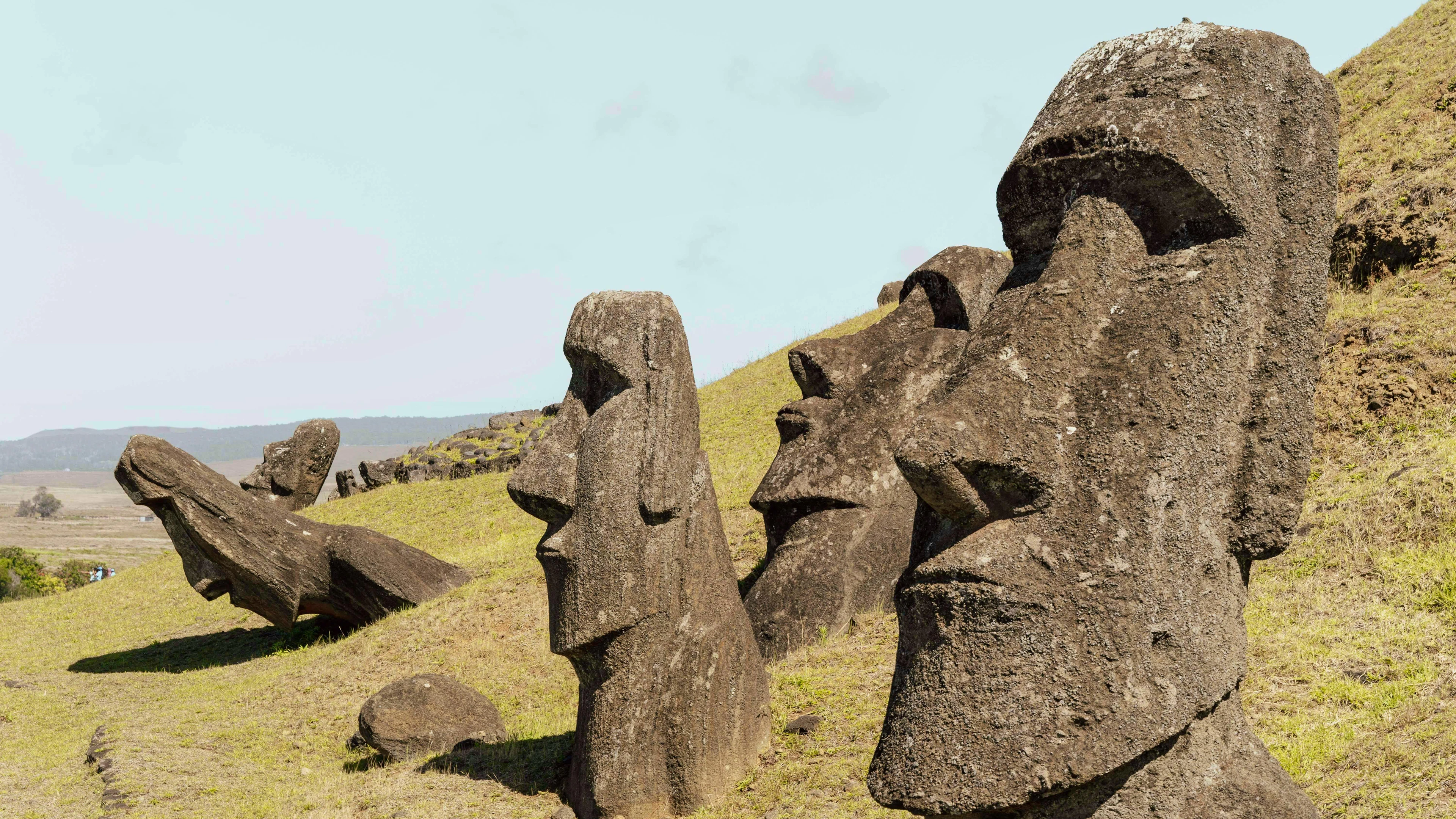 I moai dell'Isola di Pasqua sono ancora al centro di studi.