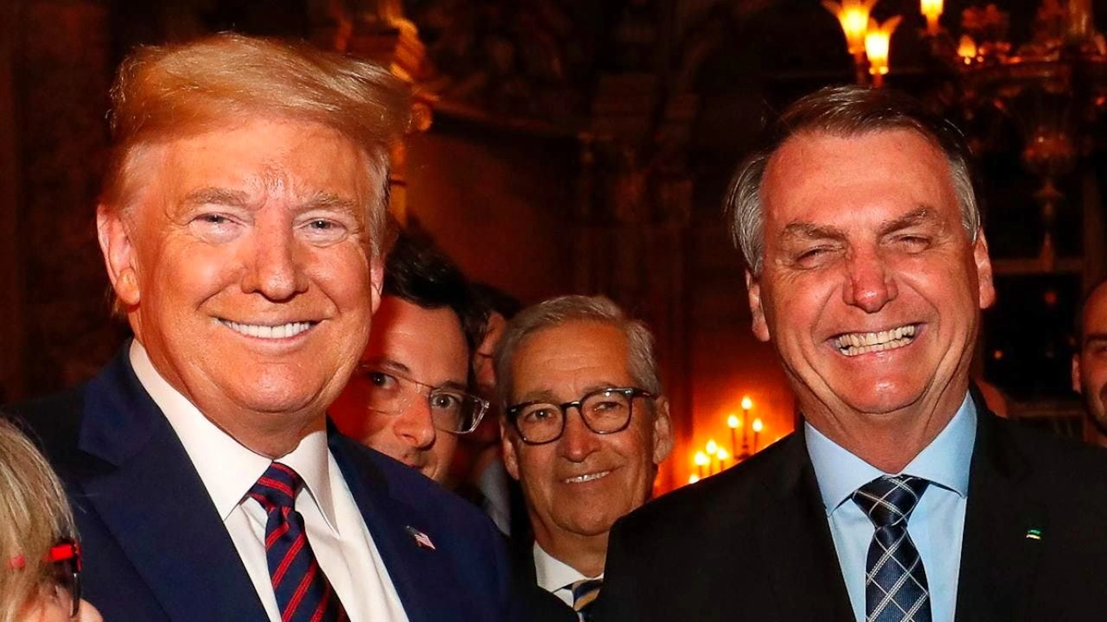 Jair Bolsonaro e Donald Trump in una foto del 2020