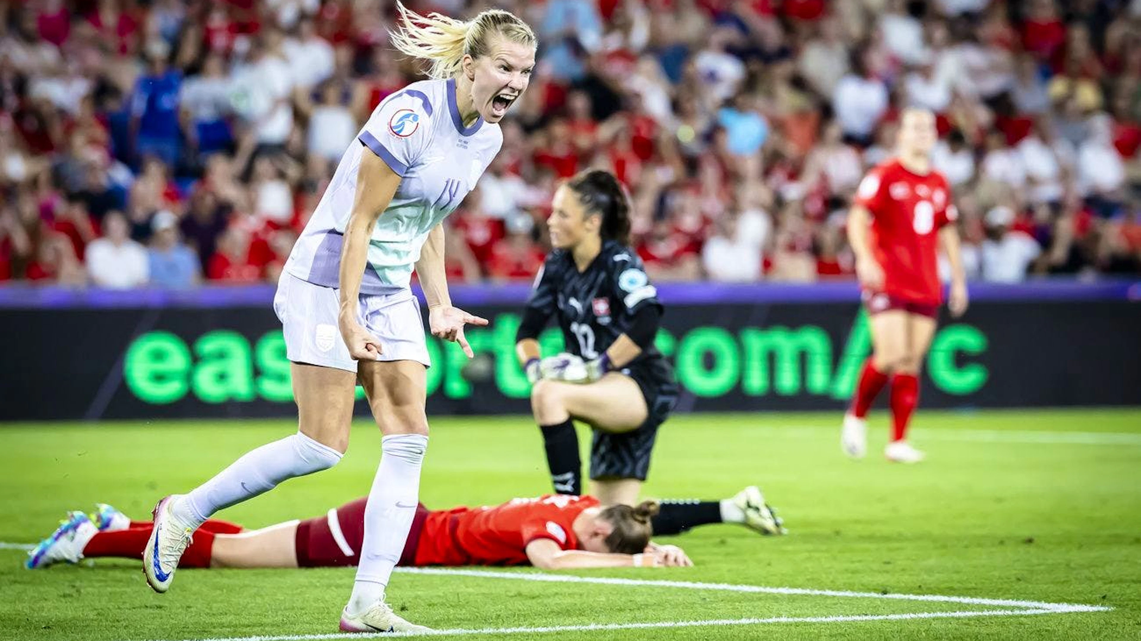 Ada Hegerberg et la Norvège affrontent mercredi soir l'Italie à Genève.