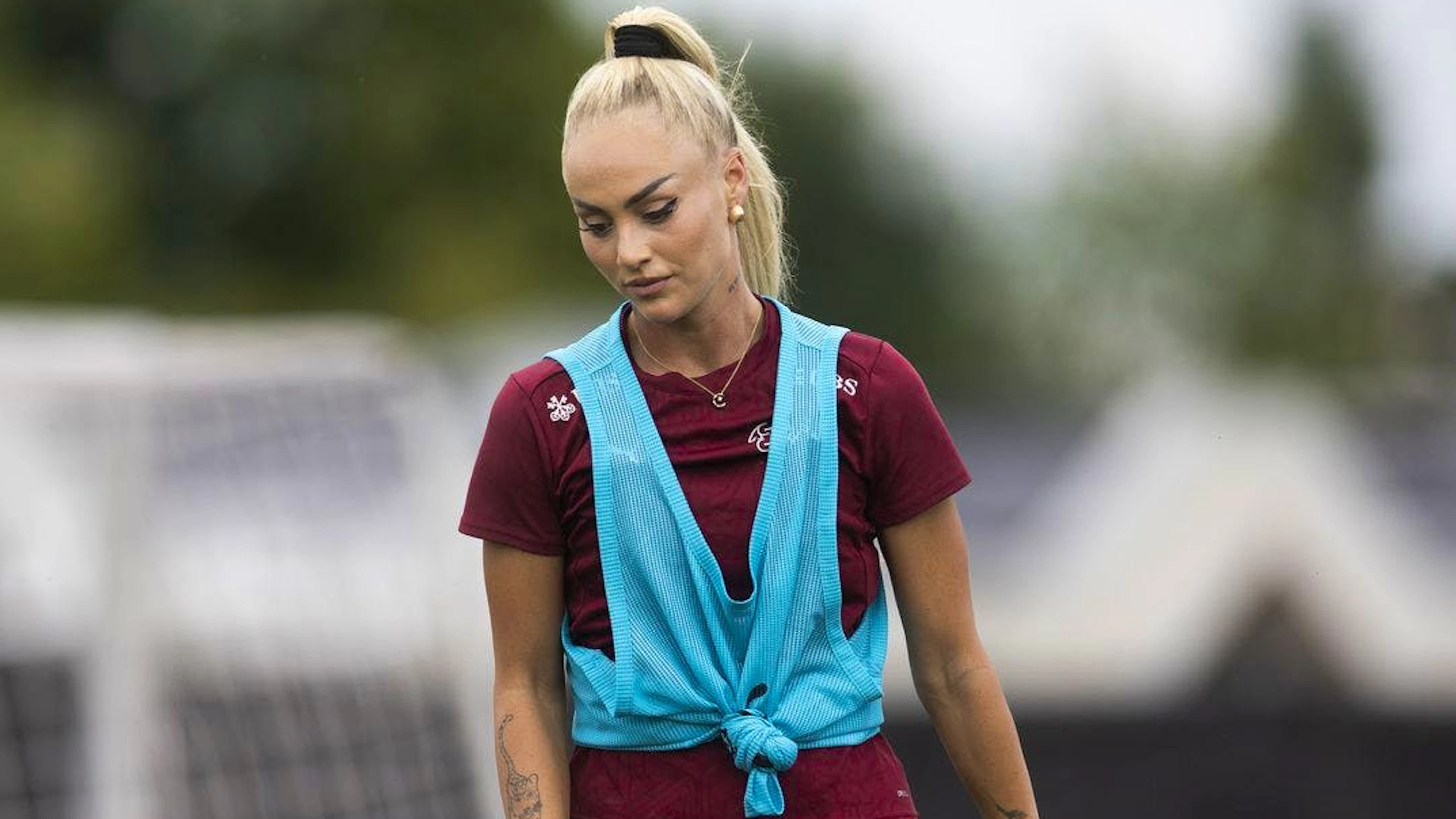 Pas d'entraînement pour Alisha Lehmann et l'équipe de Suisse ce mardi.