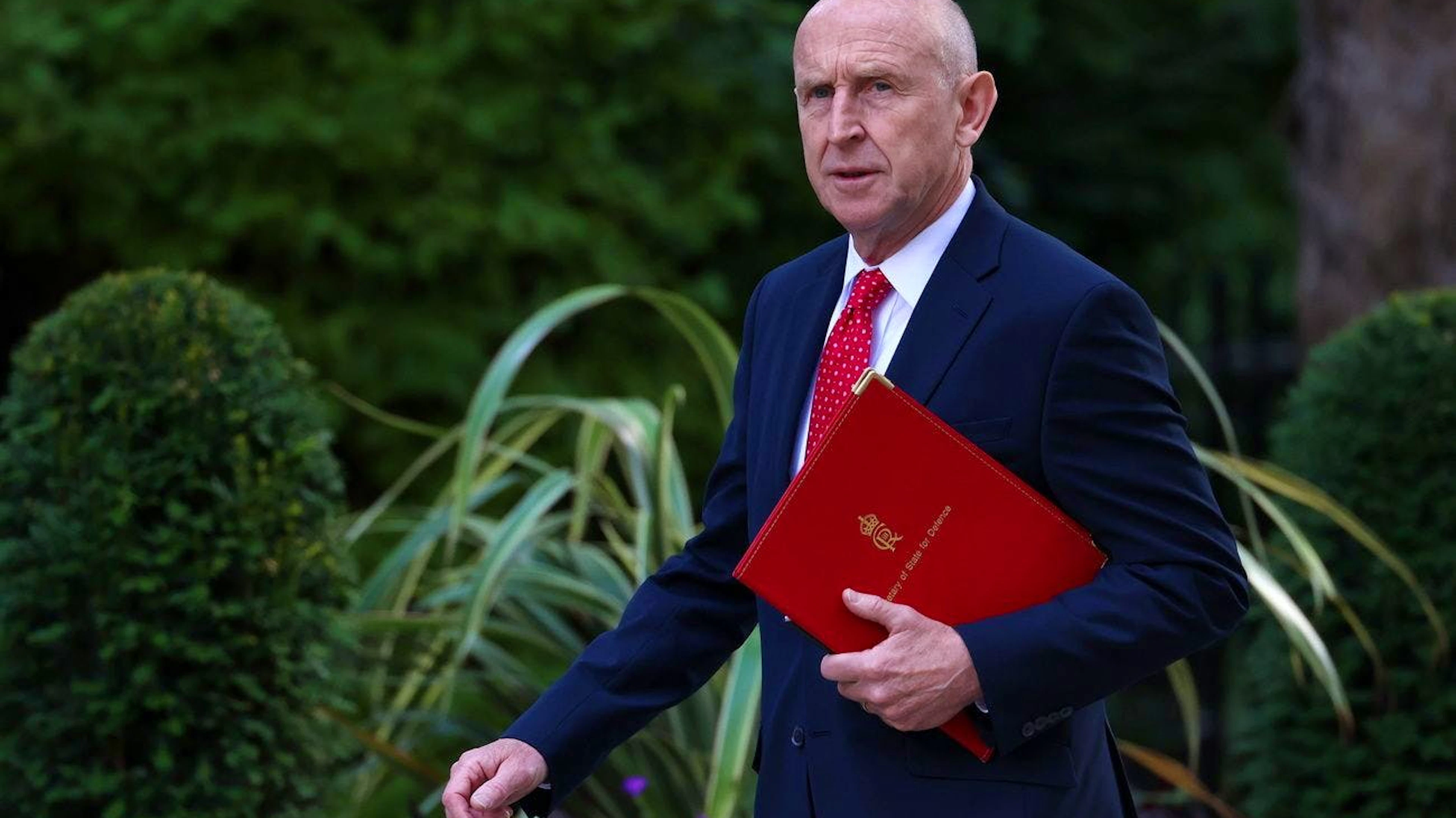 Verteidigungsminister John Healey machte das Datenleck öffentlich.