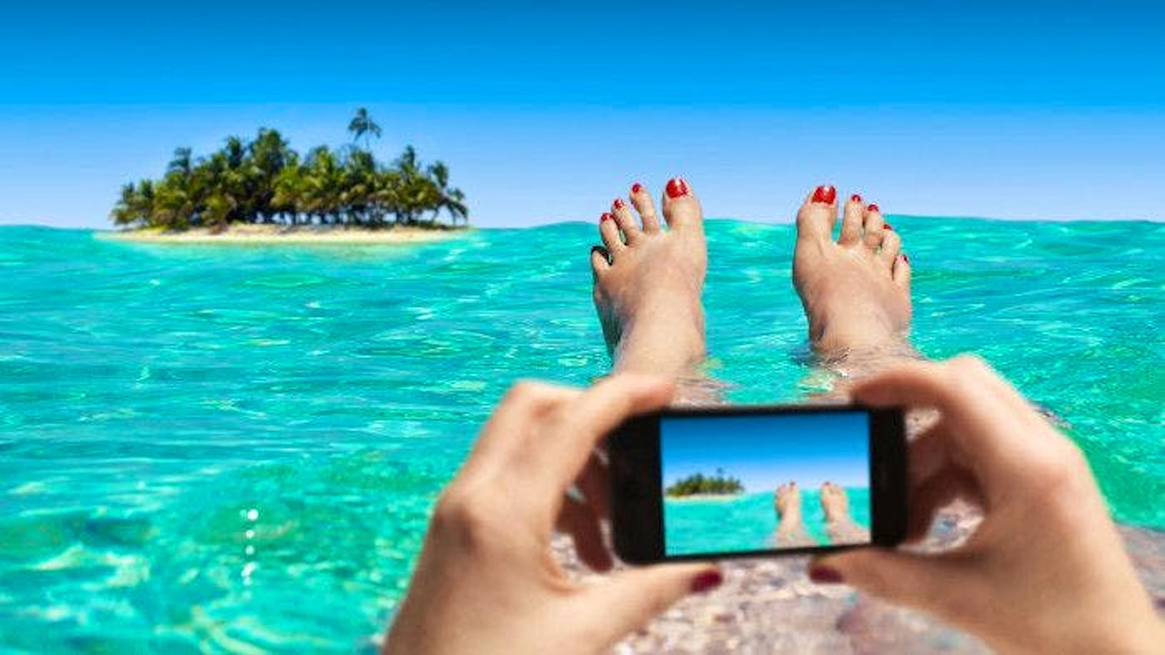 Auch am Strand empfiehlt sich der Verzicht auf das WLAN.
