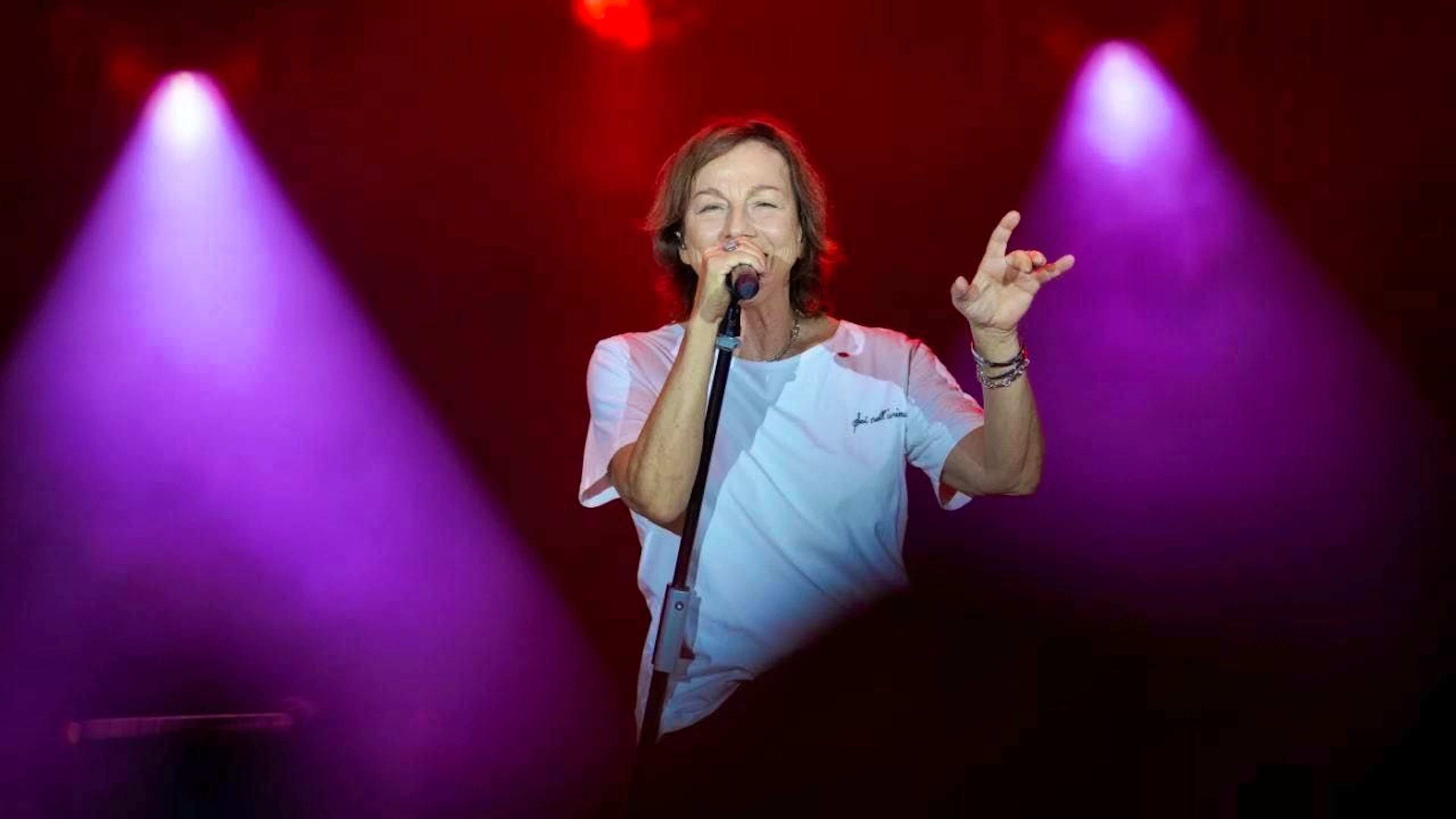 "Un'estate Italiana" on the Piazza Grande: Gianna Nannini at the "Moon &amp; Stars" festival in Locarno.