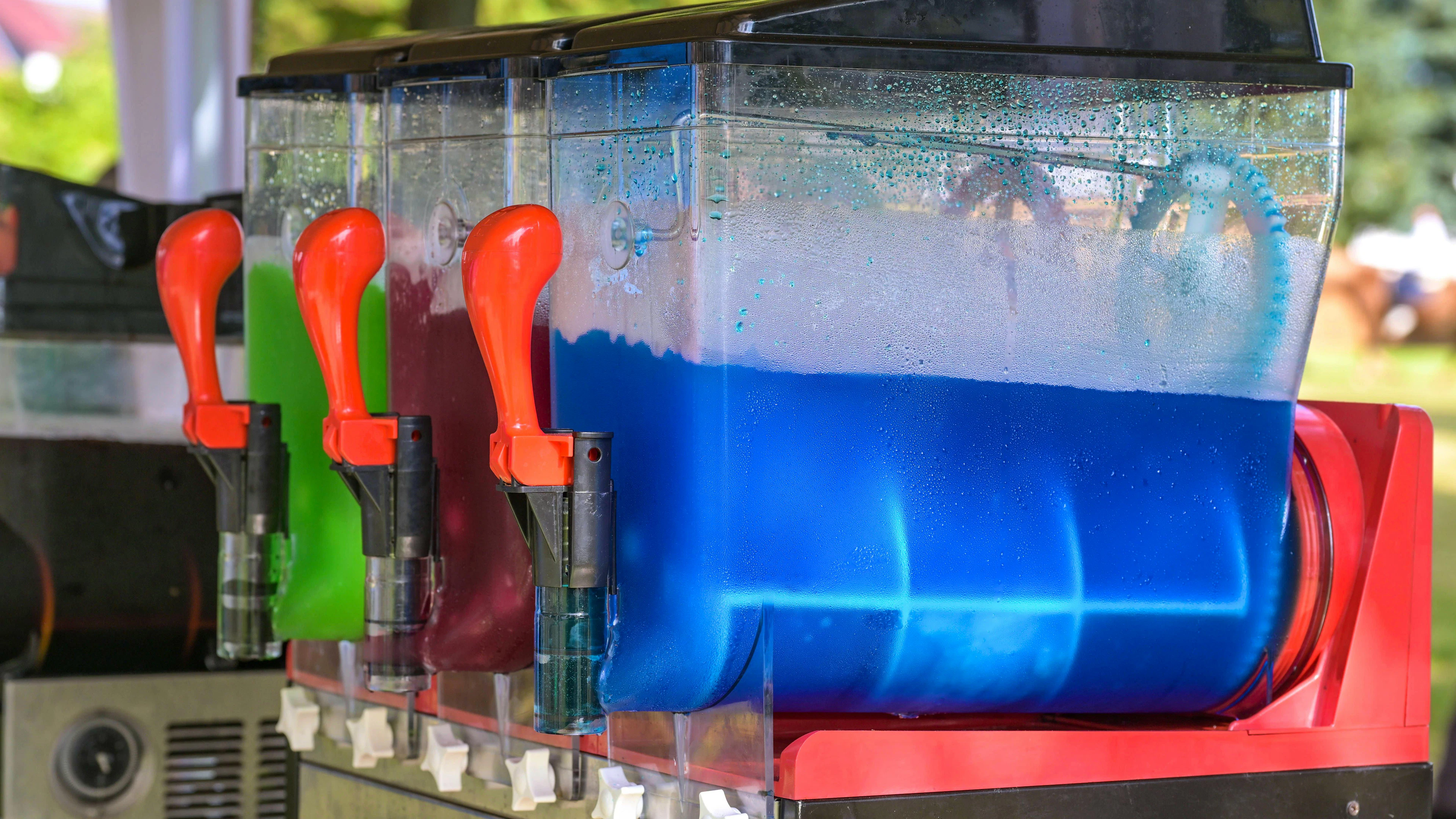 Es gibt eine Warnung vor einem zu hohen Glycerin-Anteil in Slush-Eis.