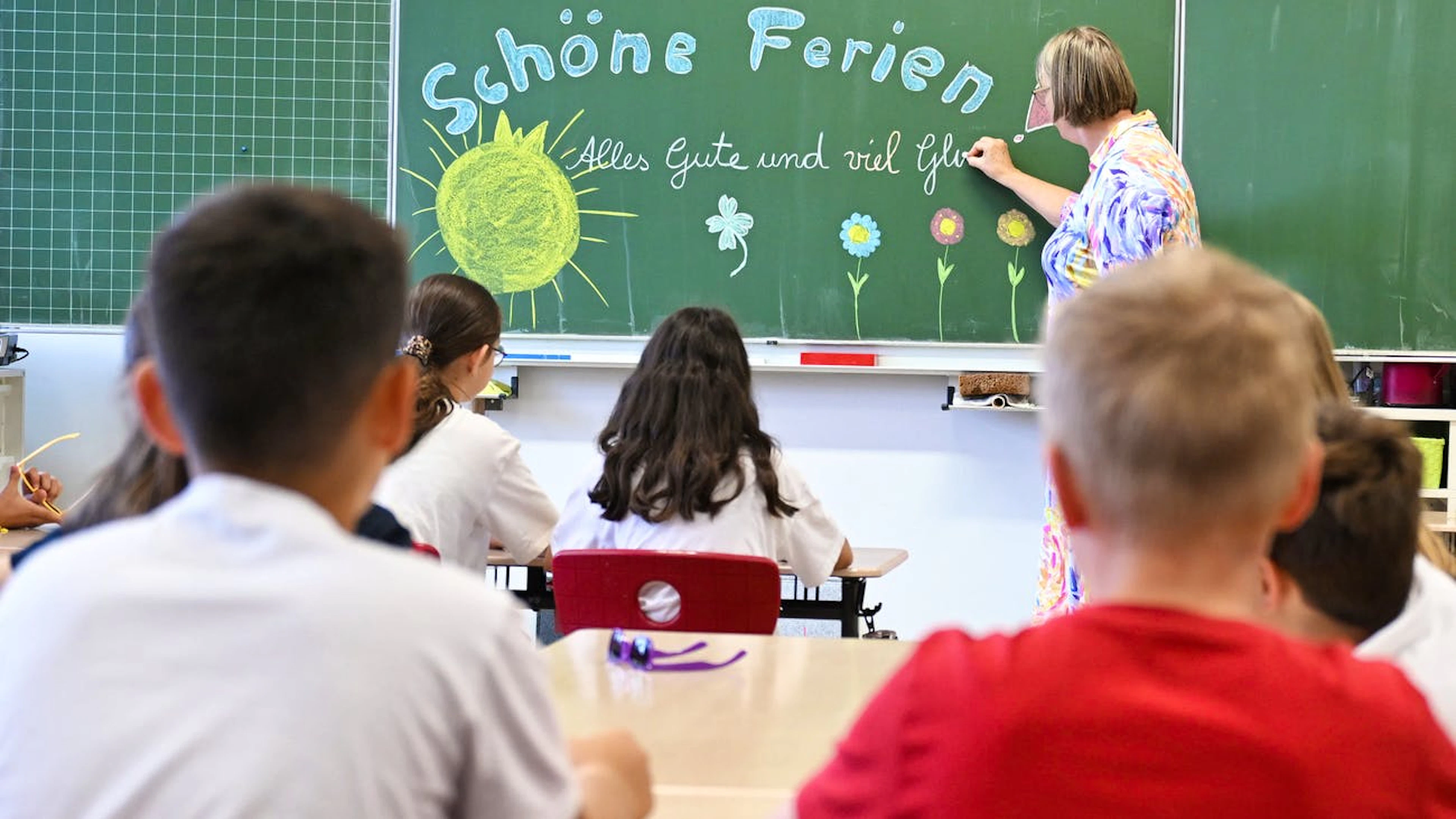 En Allemagne, les congés d'été durent six semaines pour quelque 11,4 millions d'écoliers.