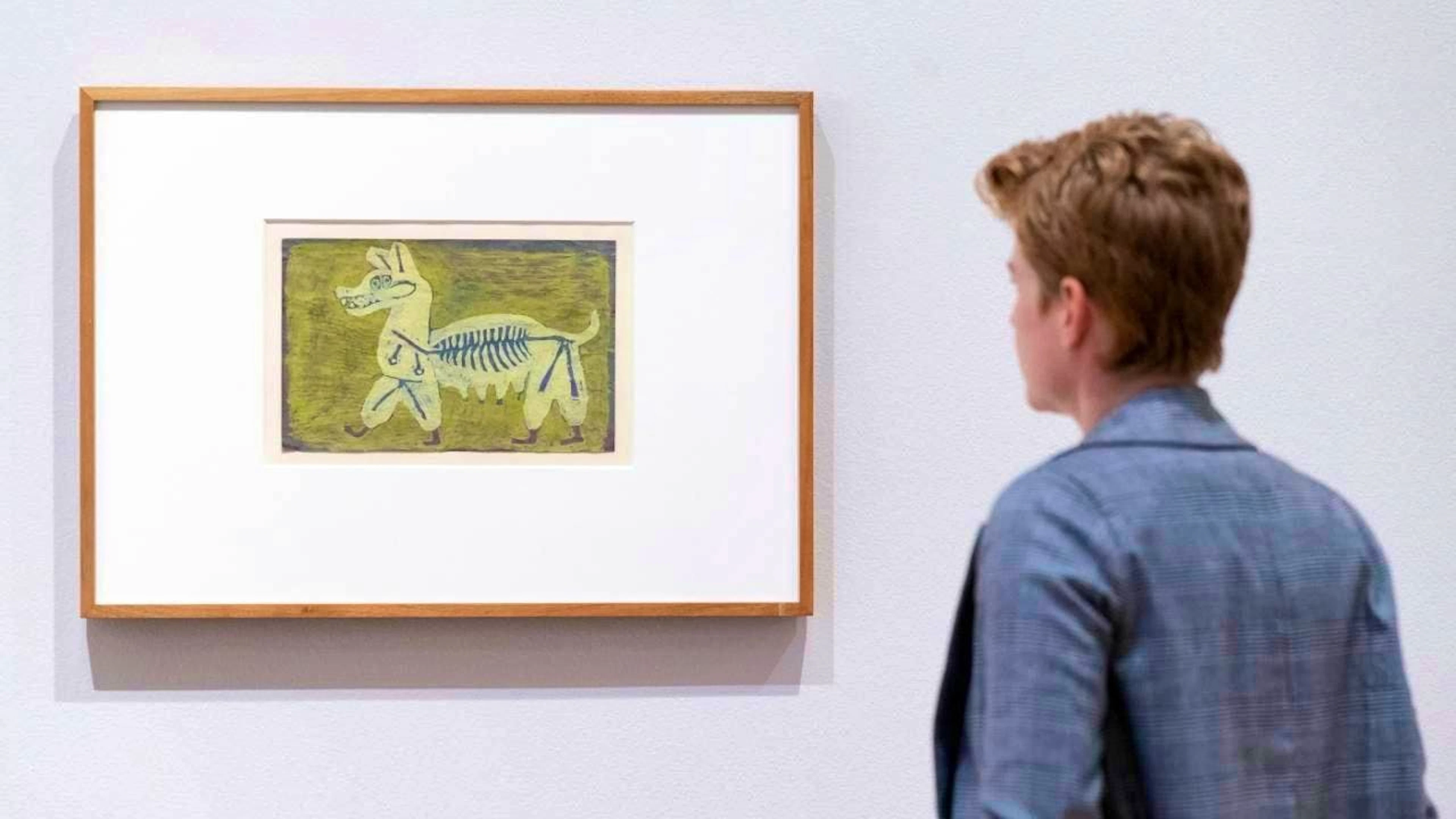 A genuine work by the German-Swiss painter Paul Klee at the Zentrum Paul Klee in Bern in 2018. (archive image)