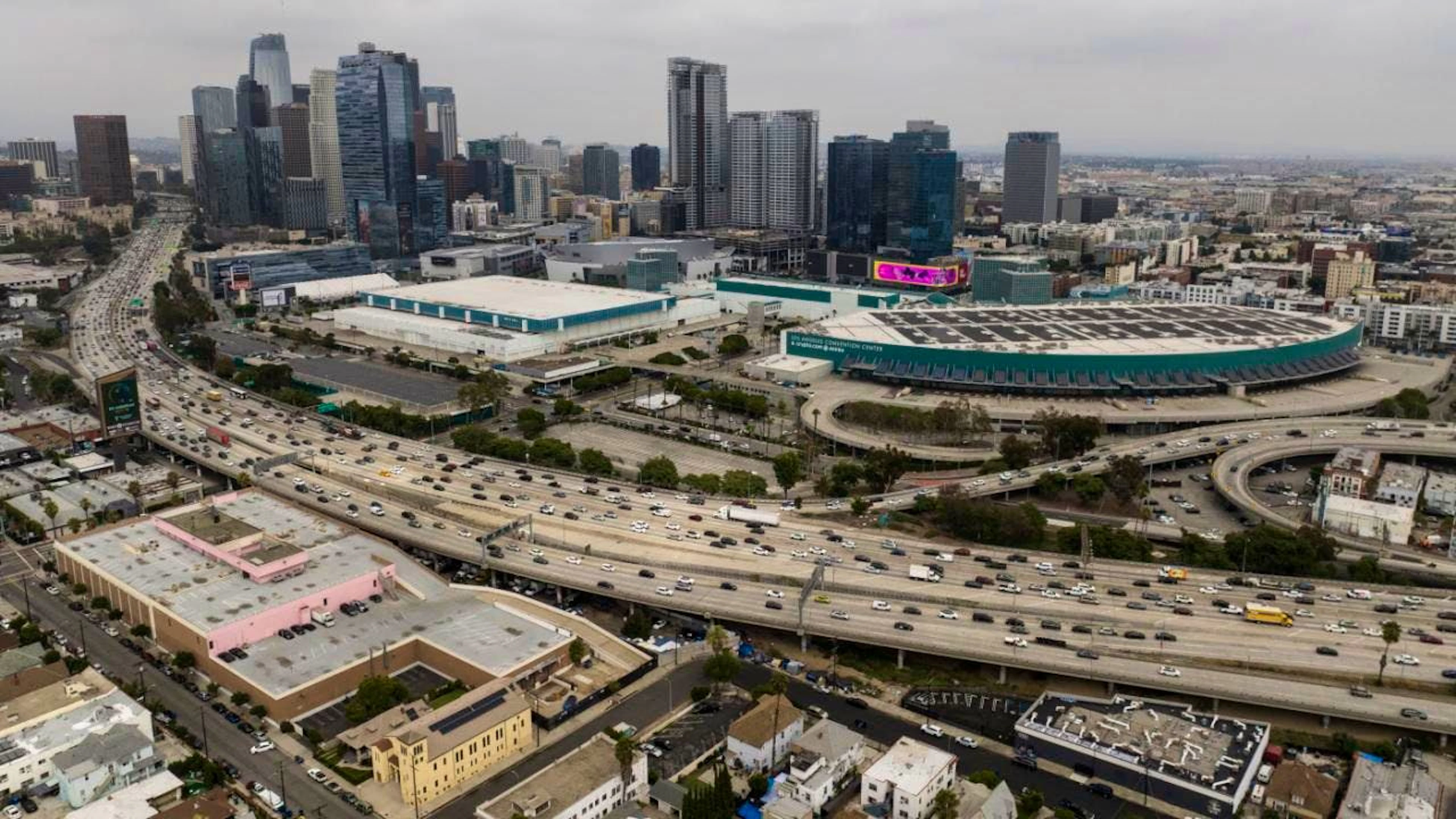 Un "véhicule non identifié" a foncé dans la foule à Los Angeles (image symbolique).
