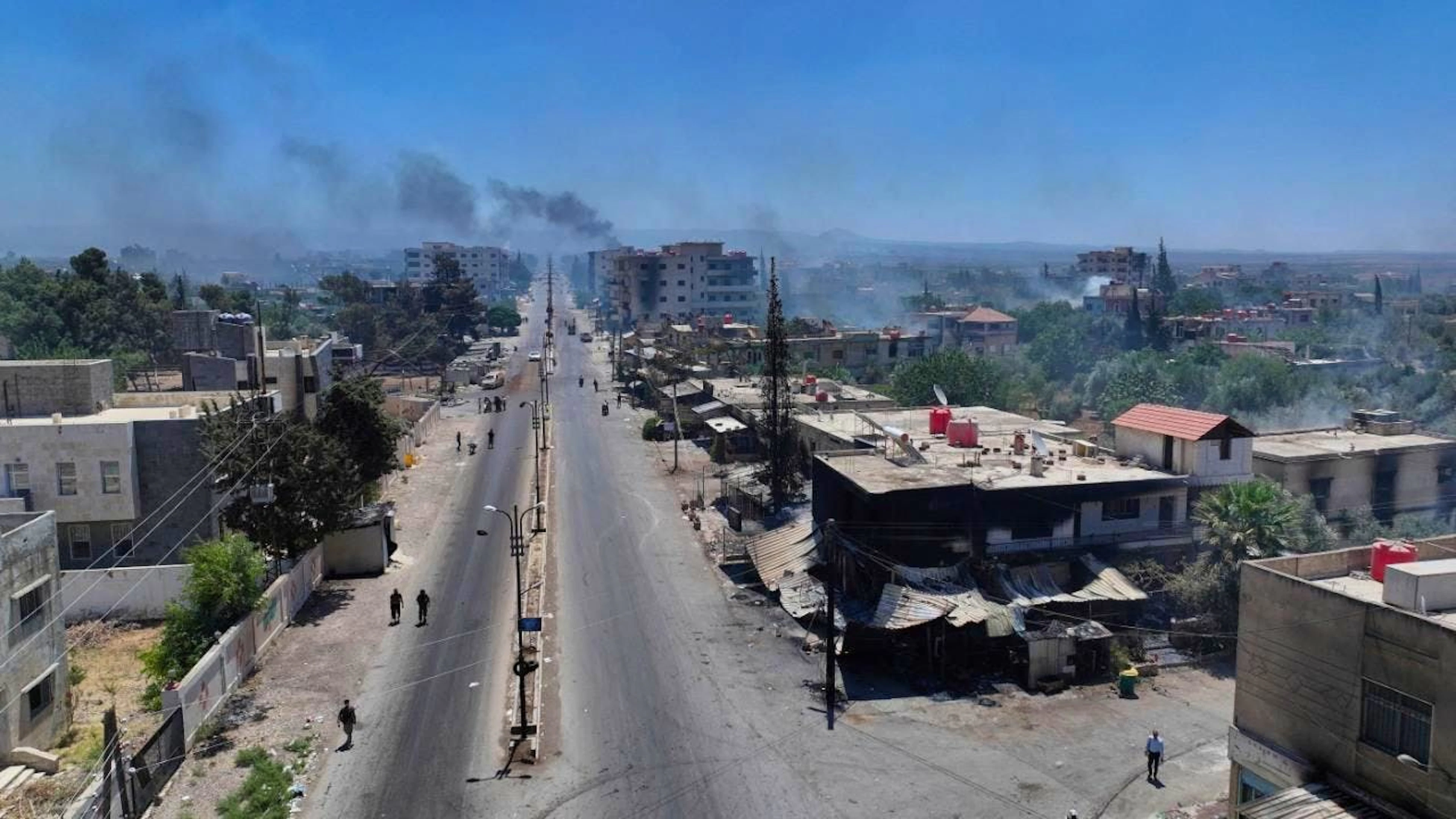Dorf Al-Masraa am Rande der Stadt Suwaida. Foto: Ghaith Alsayed/AP/dpa/Archiv