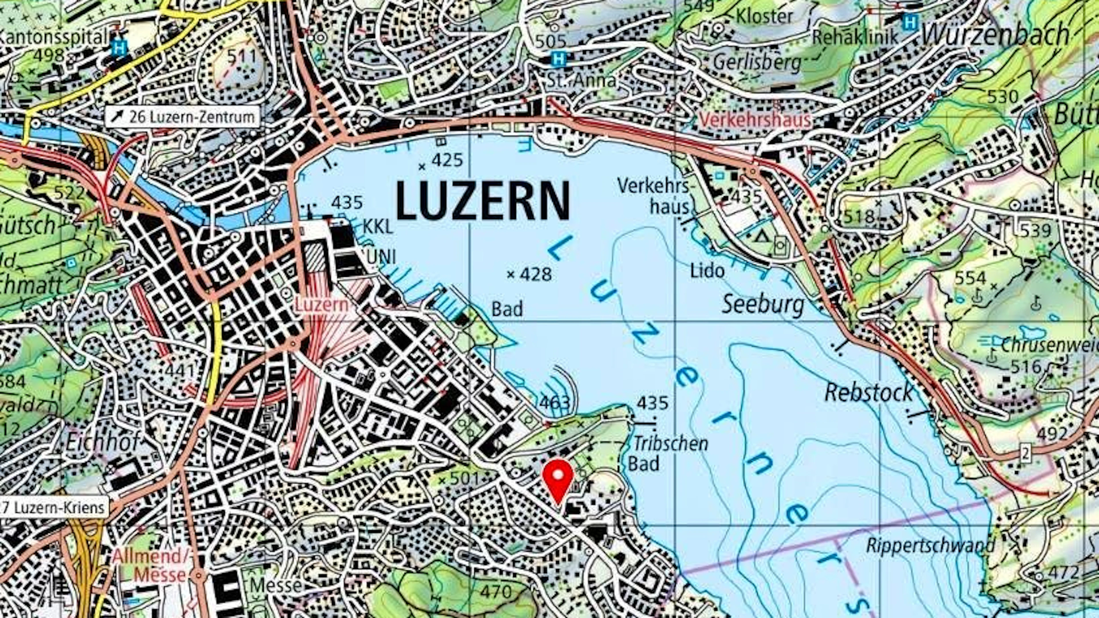 The break-in took place in the Schönbühlring area in the city of Lucerne.