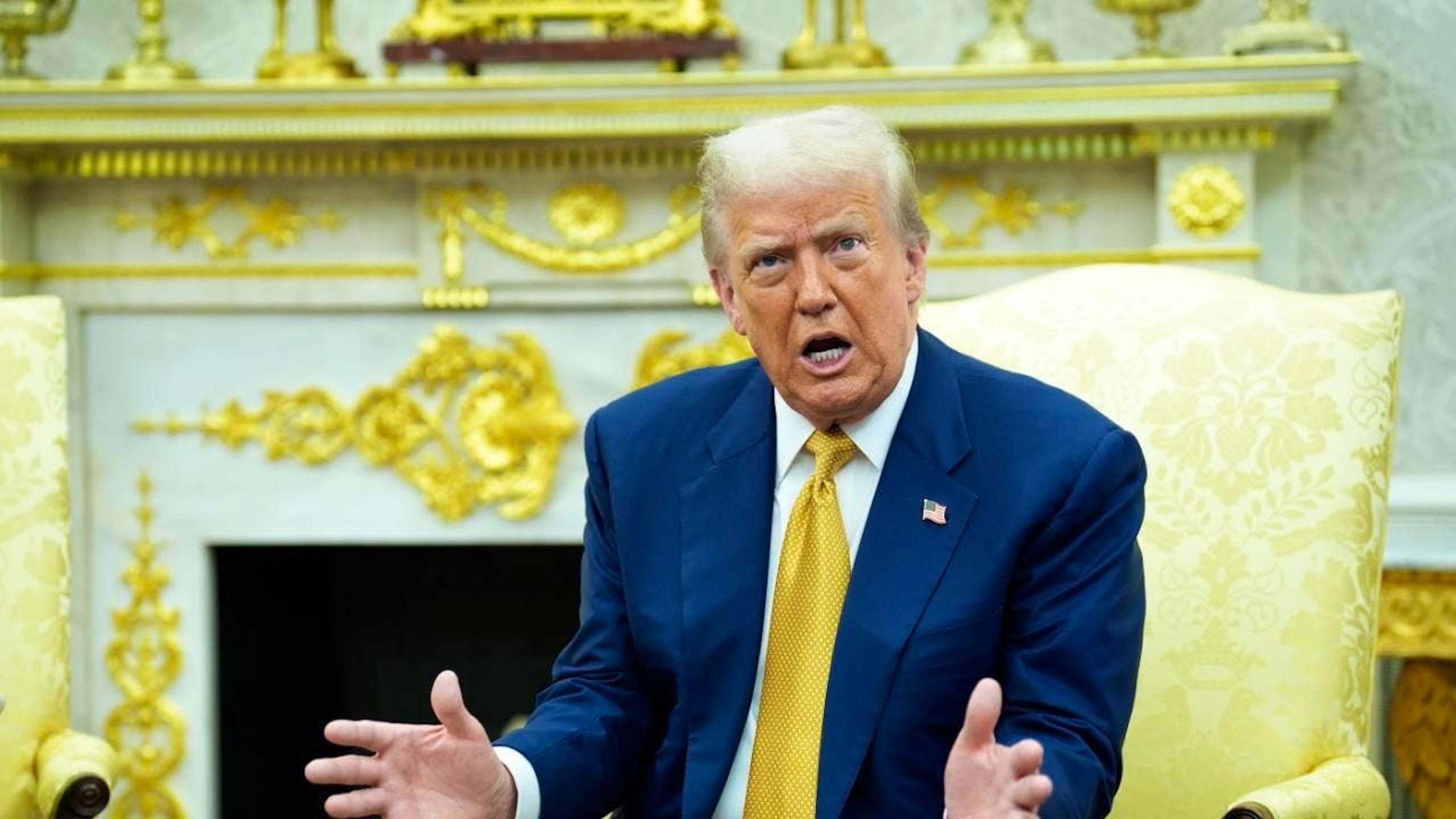 Dans son message durant la nuit, Donald Trump s'en prend particulièrement à l'ancien président russe Medvedev, l'appelant à «faire attention à ce qu'il dit» (archive).