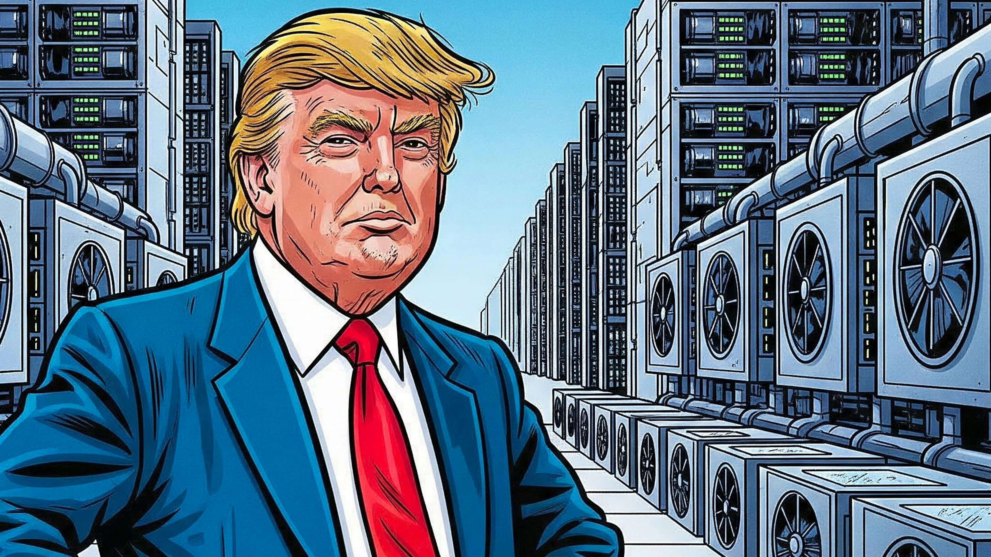Trumps Vision von einer 500 Milliarden KI-Landschaft wird sich wohl nicht erfüllen.