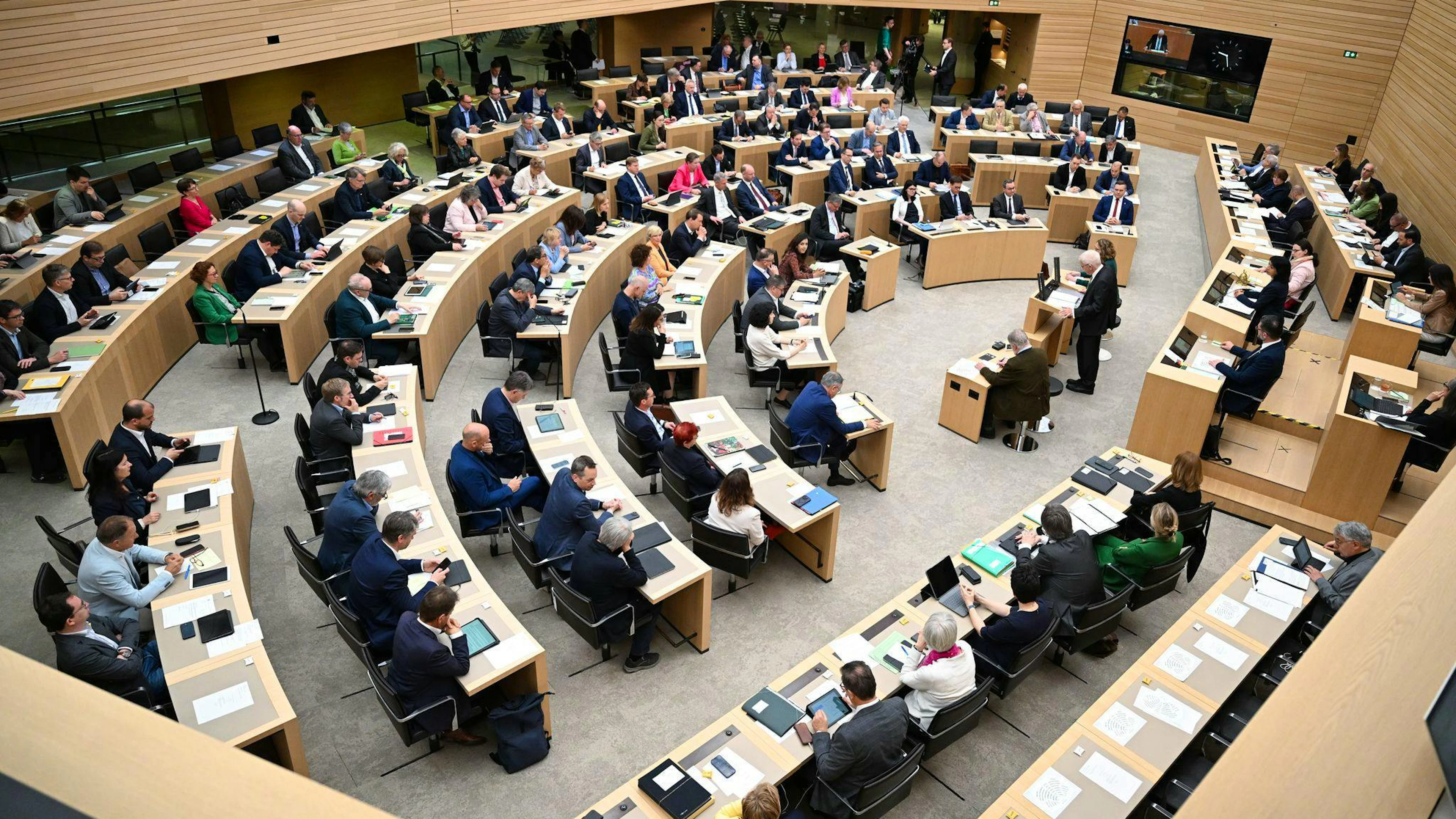 Der Landtag von Baden-Württemberg.