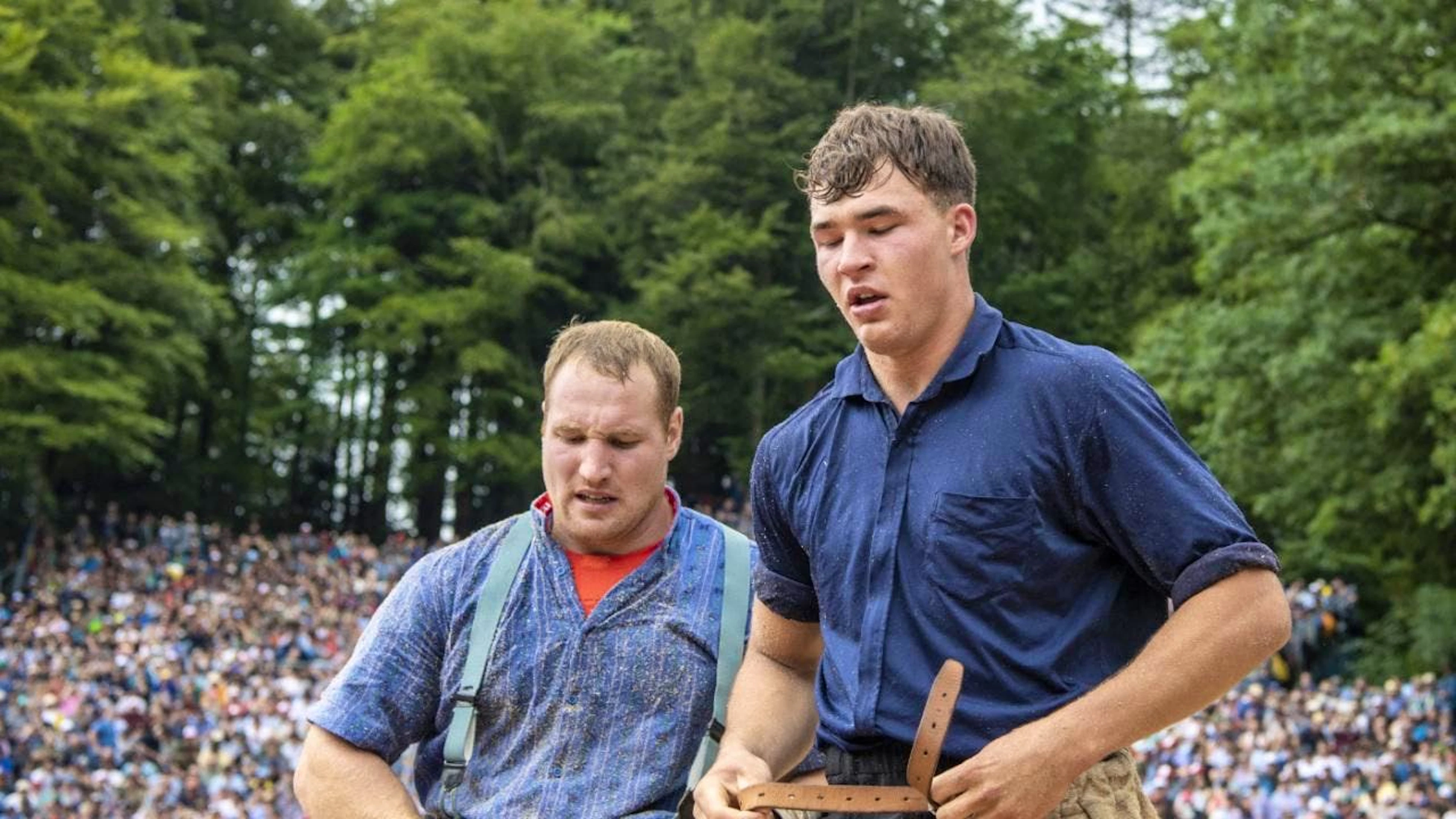 Standen sich vor zwei Jahren auf dem Brünig schon einmal gegenüber und stellten: Joel Wicki (li.) und Michael Moser