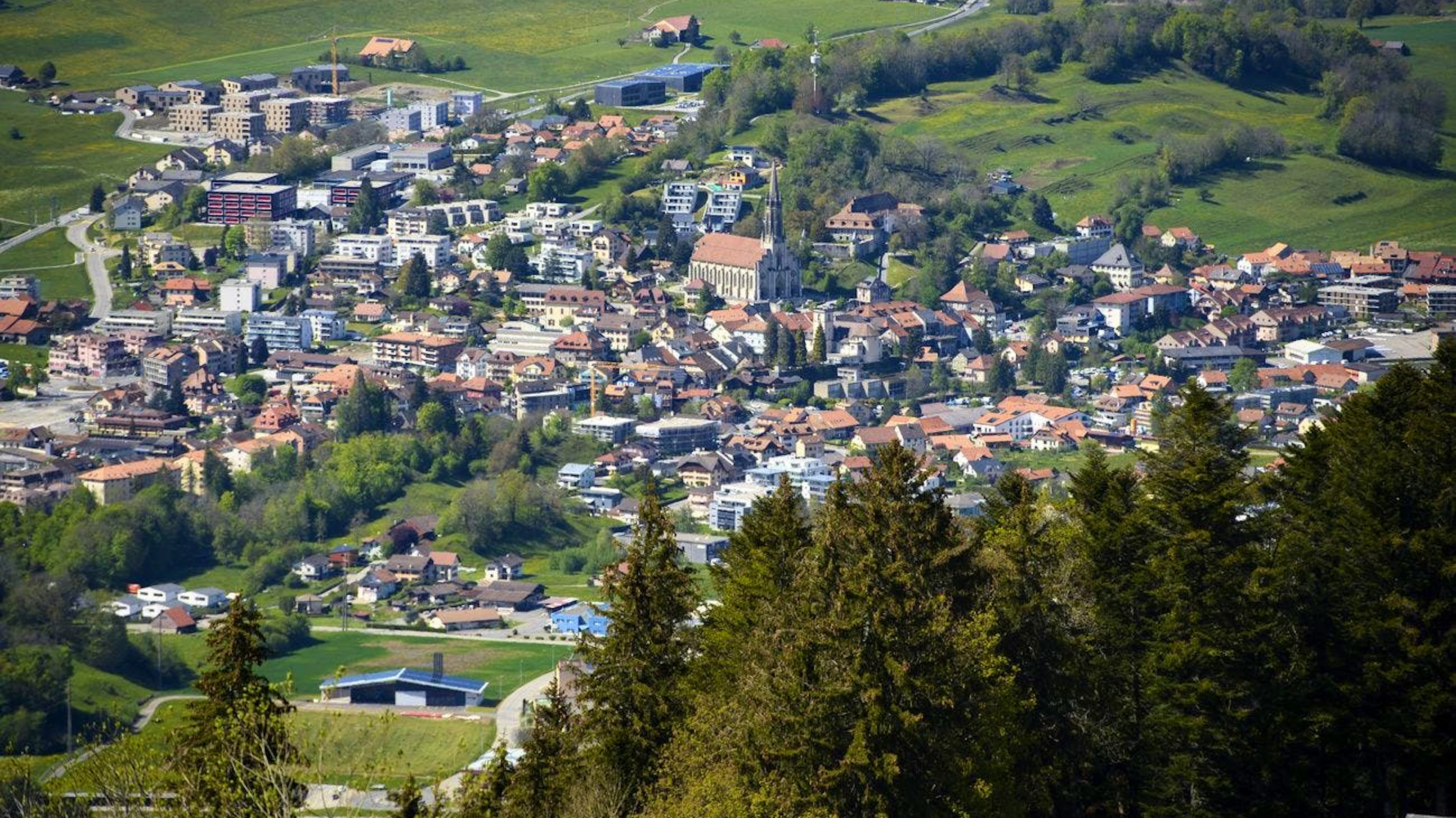 Chatel-Saint-Denis photographié dimanche 23 mai 2021 (archives).