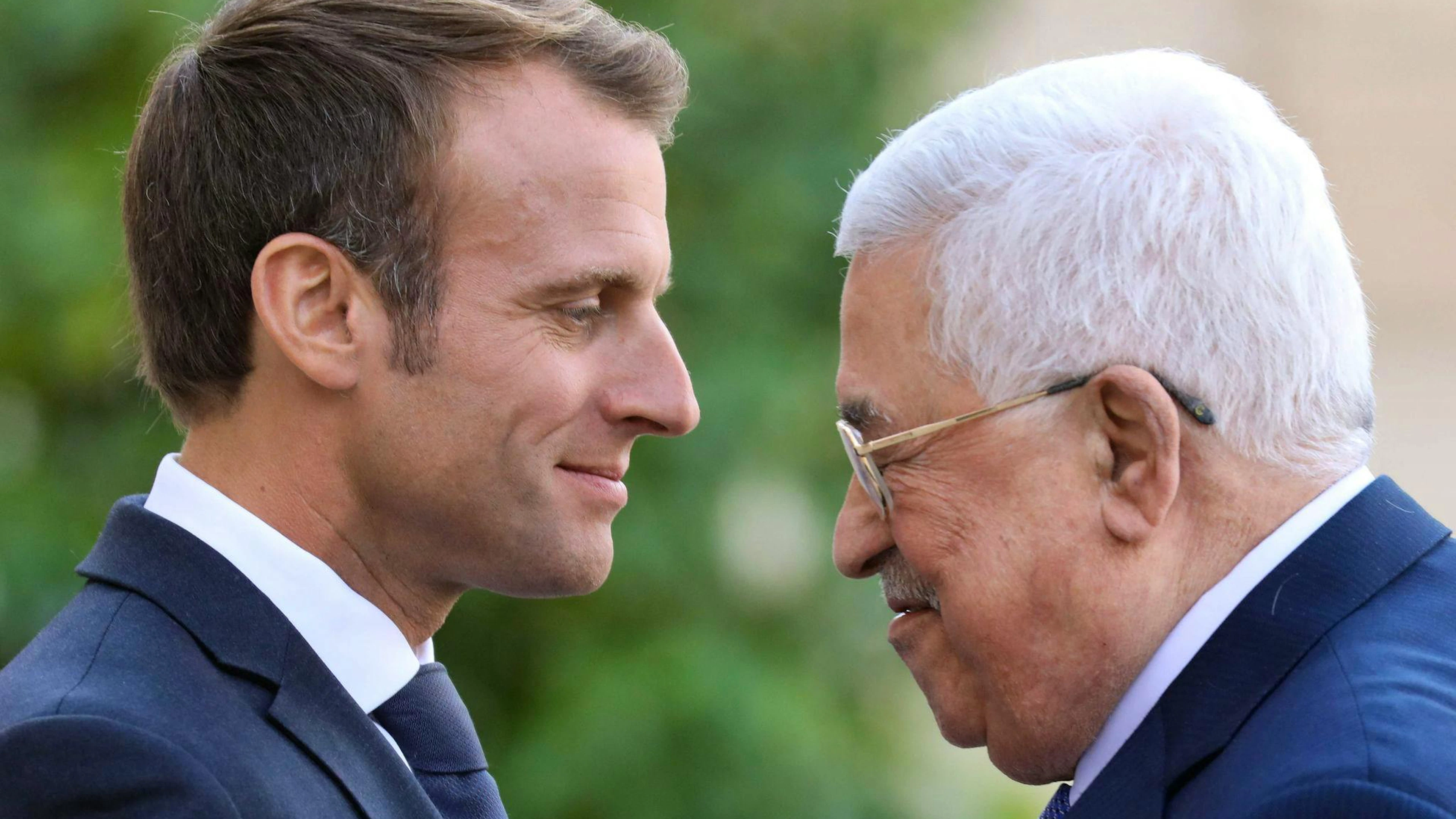 Der französische Präsident Emmanuel Macron will Palästina als Staat anerkennen und hat dazu einen Brief an den Präsidenten der Palästinensischen Autonomiebehörde Mahmud Abbas veröffentlicht. (Archivbild)