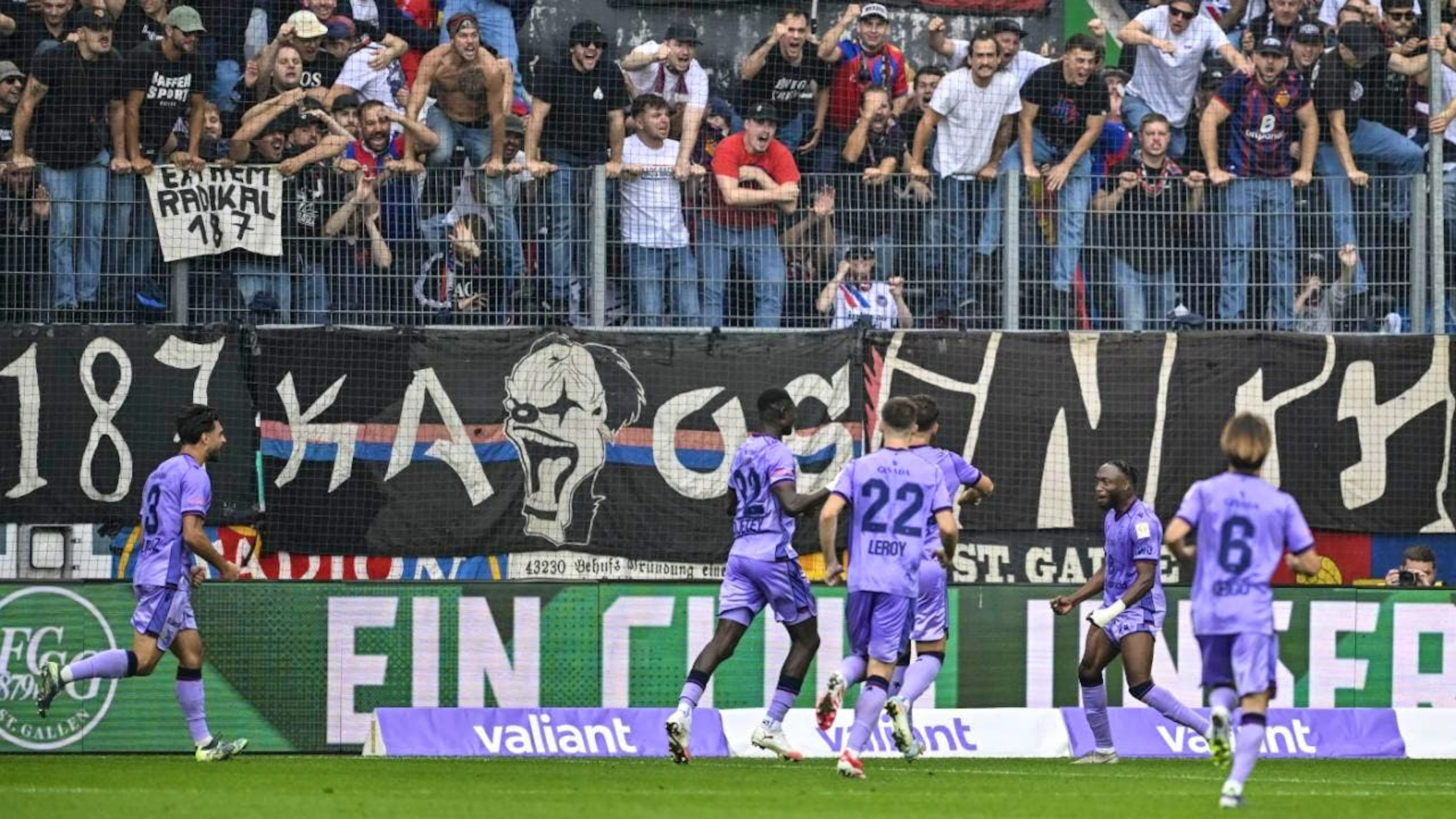 Die Basler jubeln auch zum Auftakt der neuen Saison