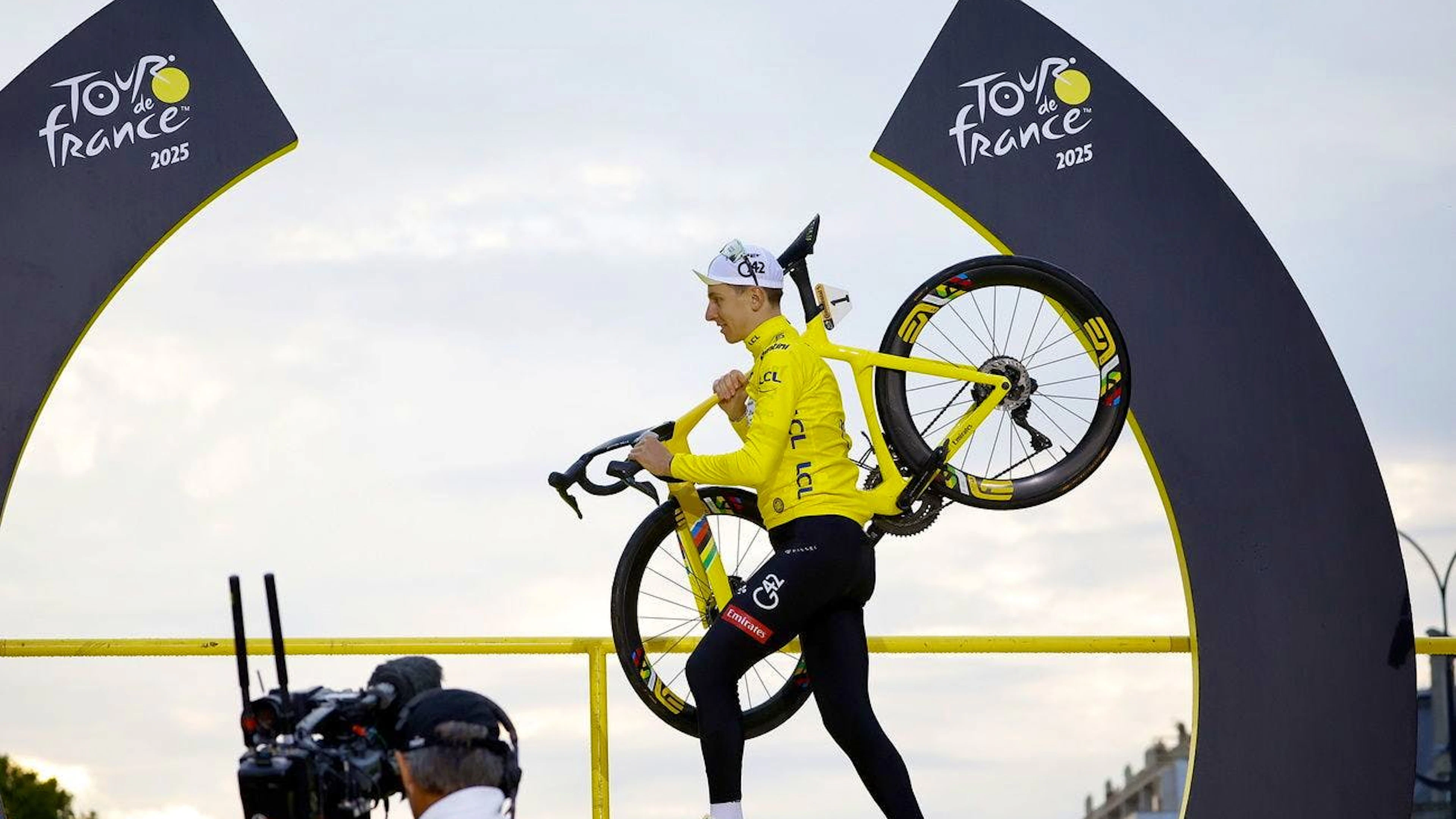 Il vincitore dell'ultimo Tour de France, lo sloveno Tadej Pogacar