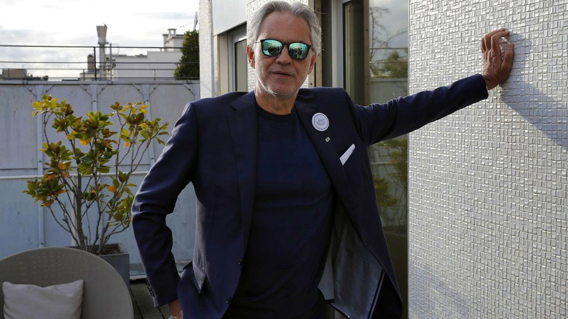 Il tenore italiano Andrea Bocelli