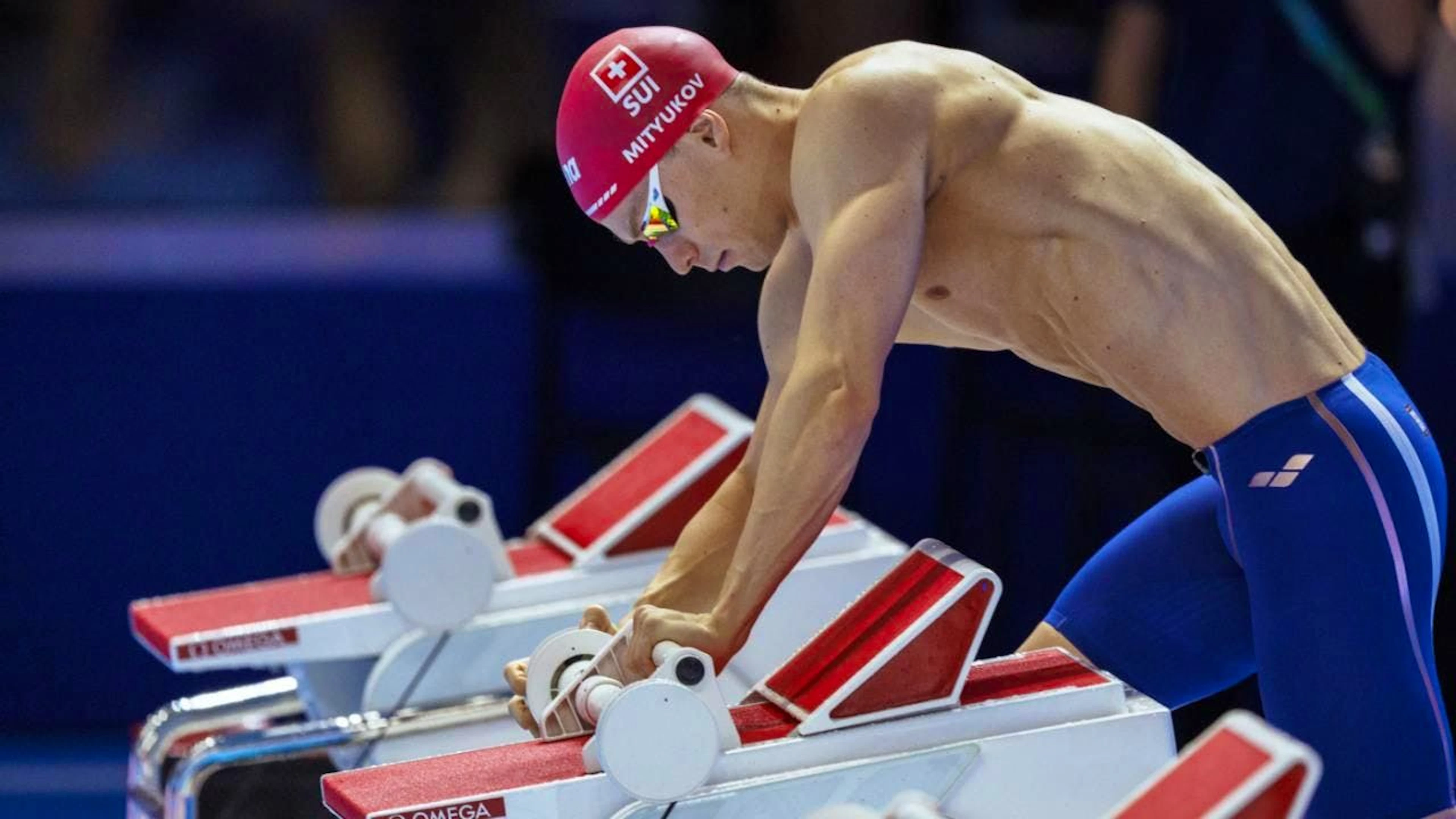 Roman Mityukov a été éliminé en séries du 100 m dos lundi