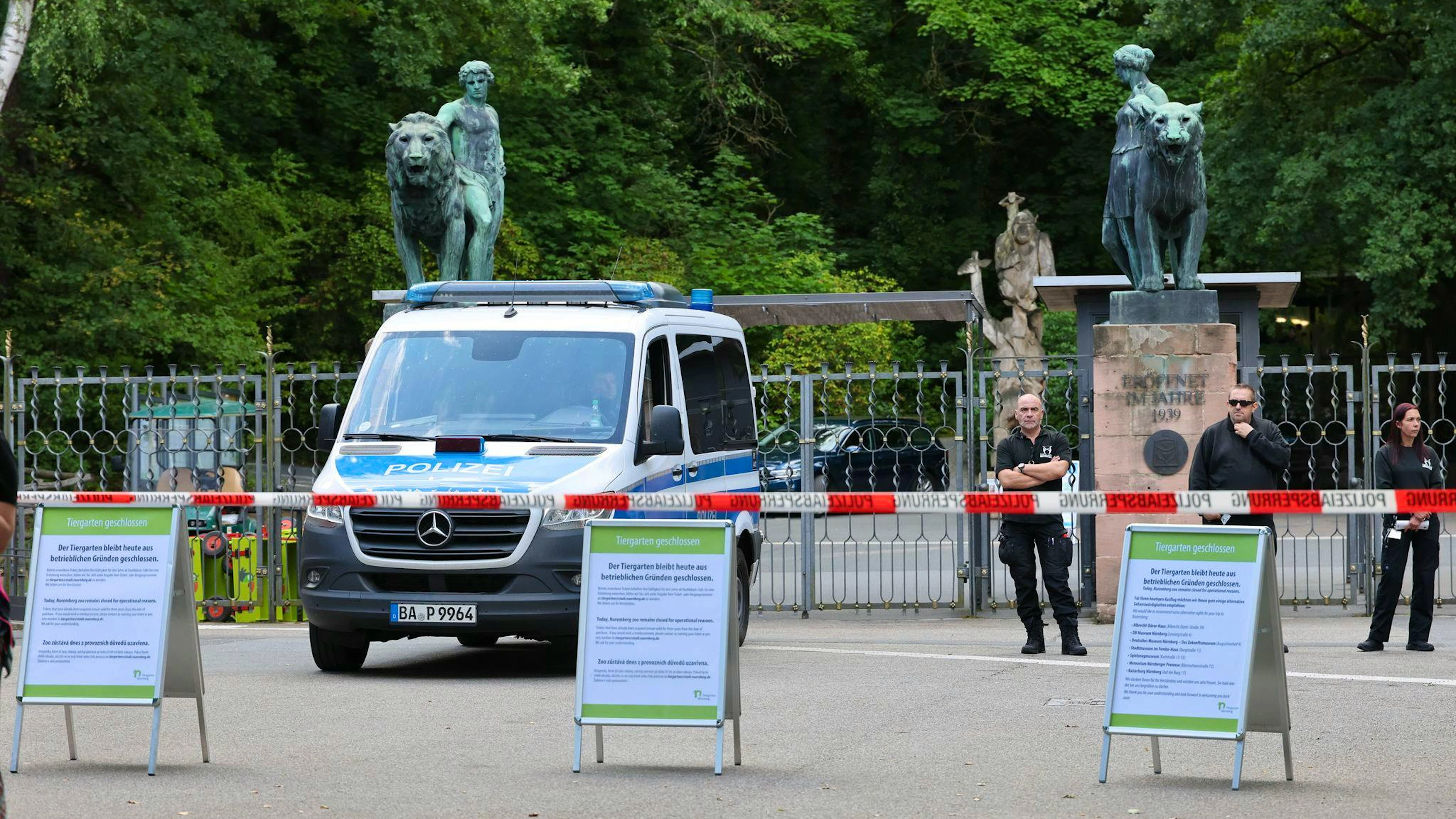 Der Tiergarten blieb am Dienstag geschlossen.