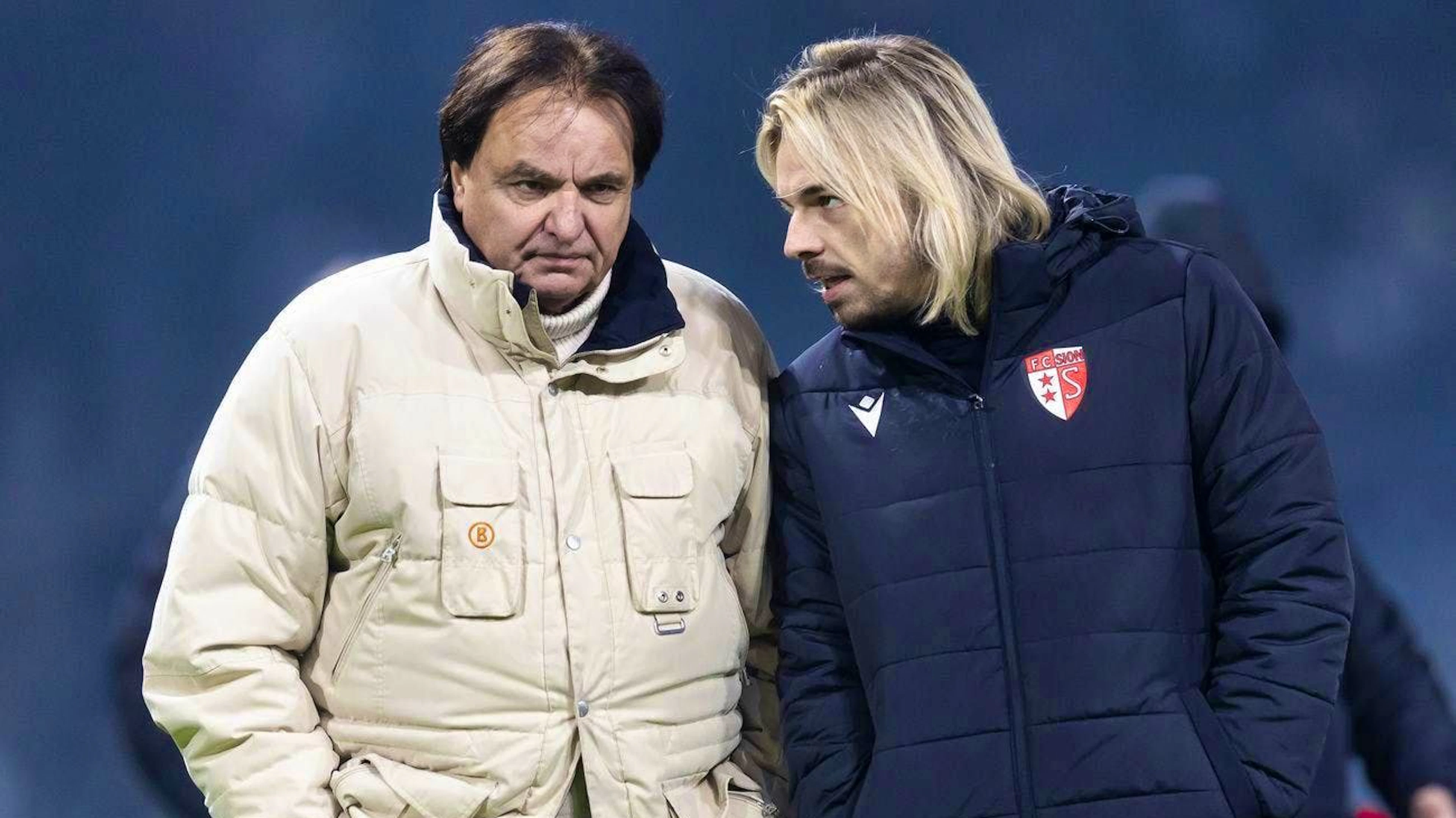 They call the shots at FC Sion: President Christian Constantin (left) and his son, Head of Sport Barthรฉlรฉmy Constantin.
