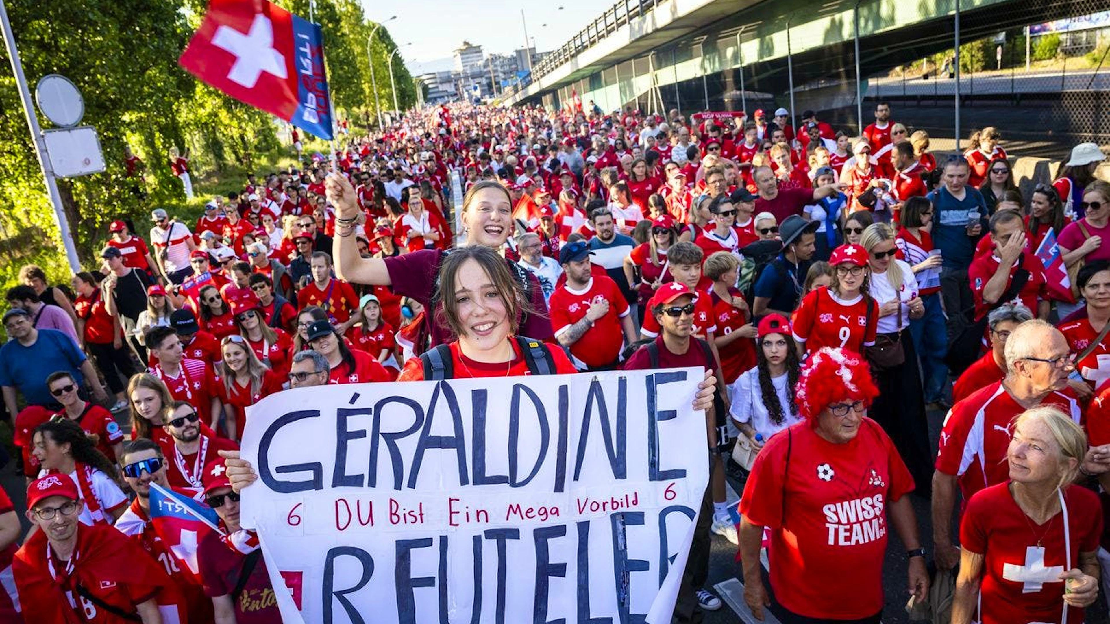 Géraldine Reuteler spielte sich in die Herzen der Nati-Fans.