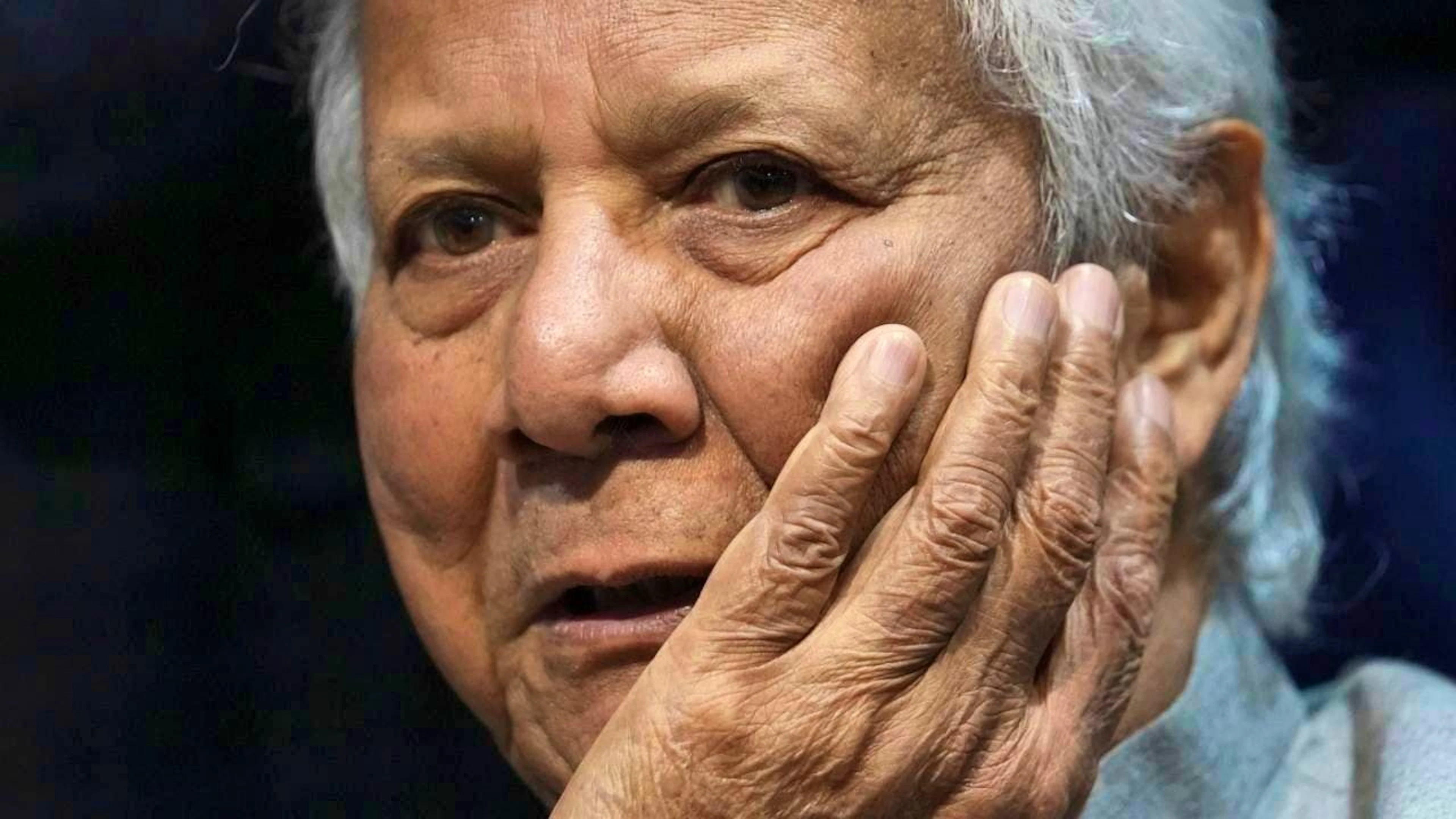 ARCHIVE - Muhammad Yunus, head of the interim government of Bangladesh, speaks to media representatives at the UN climate summit COP29. He announced a new date for a parliamentary election on August 5, 2025. Photo: Sergei Grits/AP/dpa