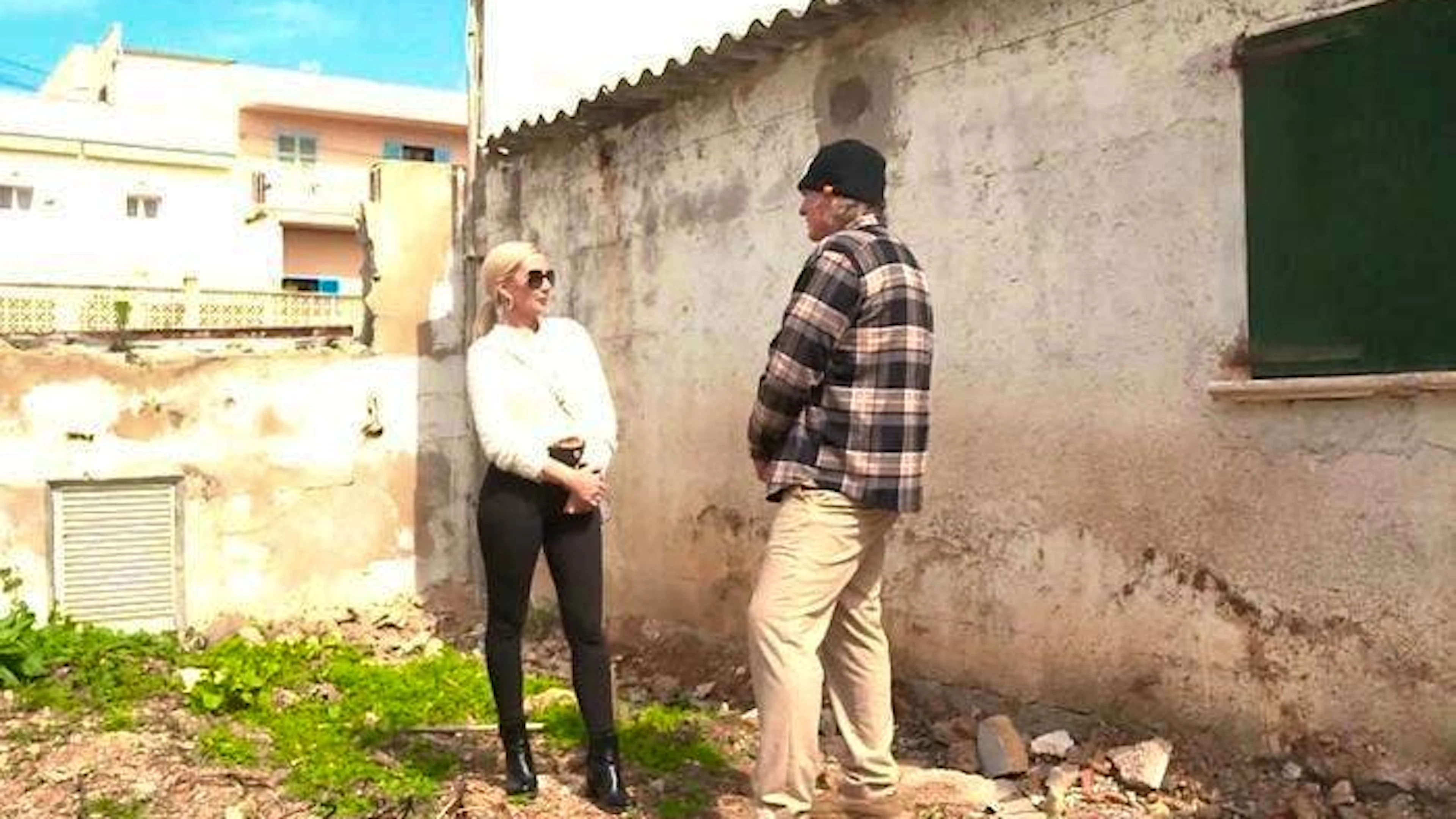 Are Peggy and Steff inspecting a valuable property or a ruin?