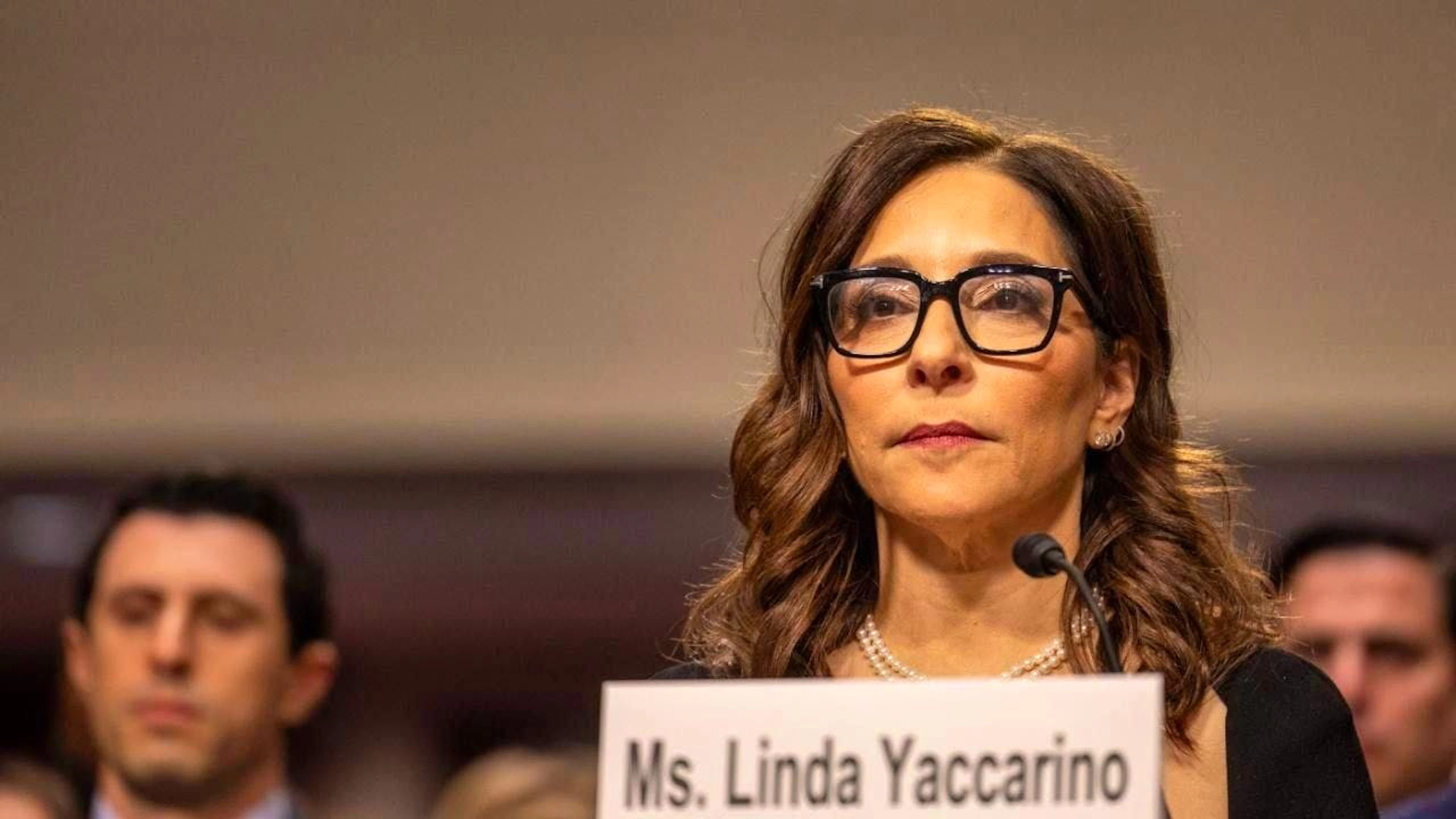 Linda Yaccarino remained at the helm of Elon Musk's online platform X for more than two years. Her new job takes her into a completely different industry. (archive image)