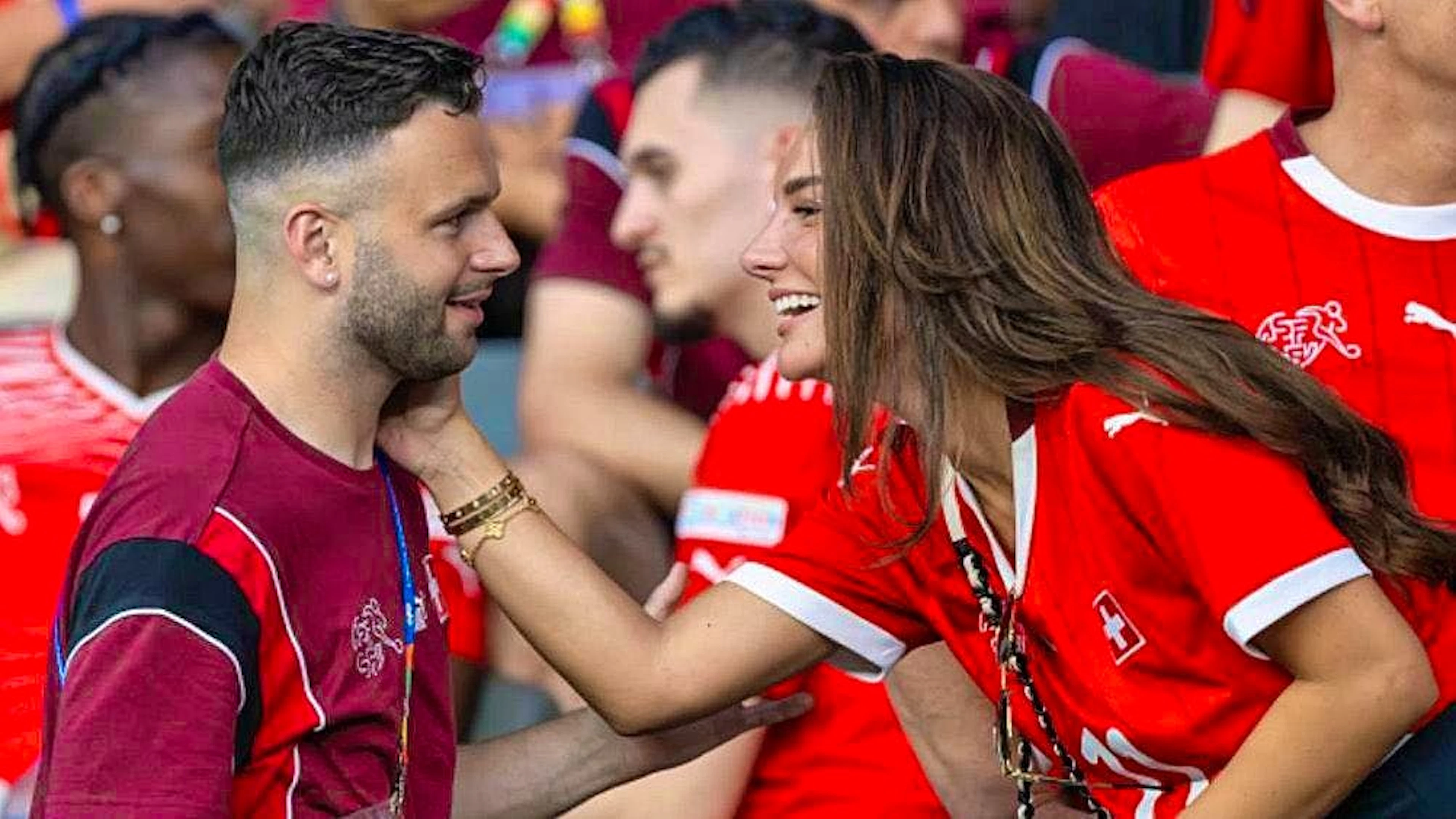 Renato Steffen and his wife Qendresa.