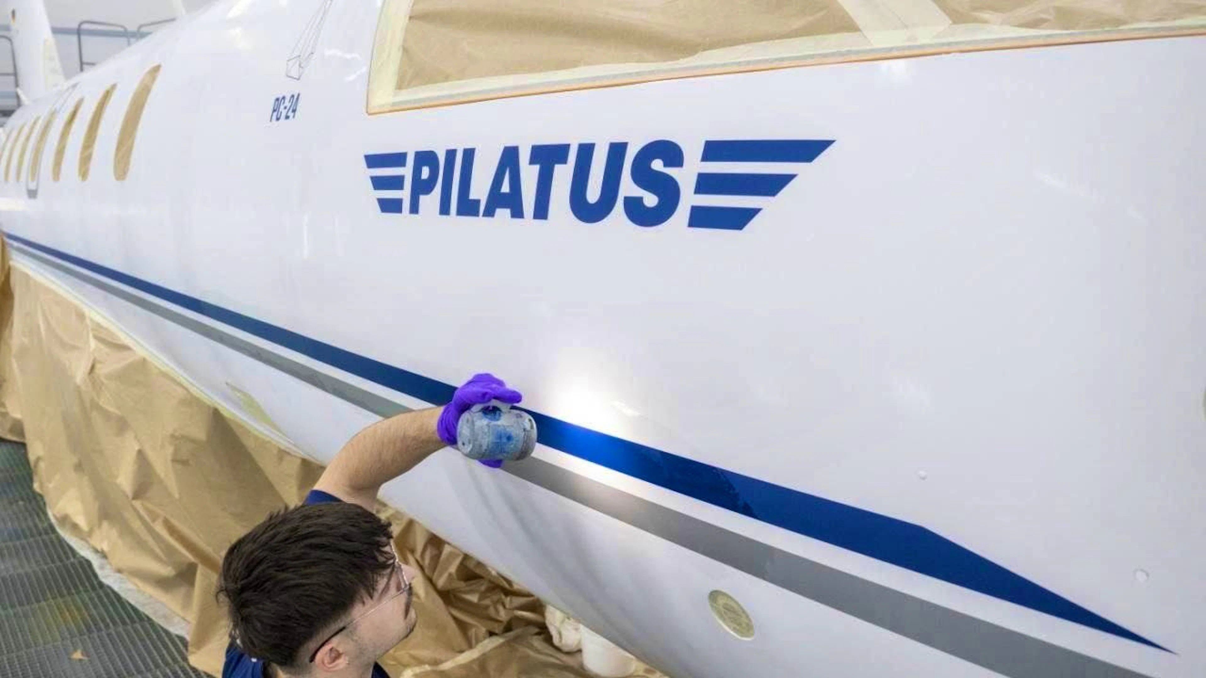The Pilatus PC-24 aircraft is a popular business jet in the USA. (archive photo)