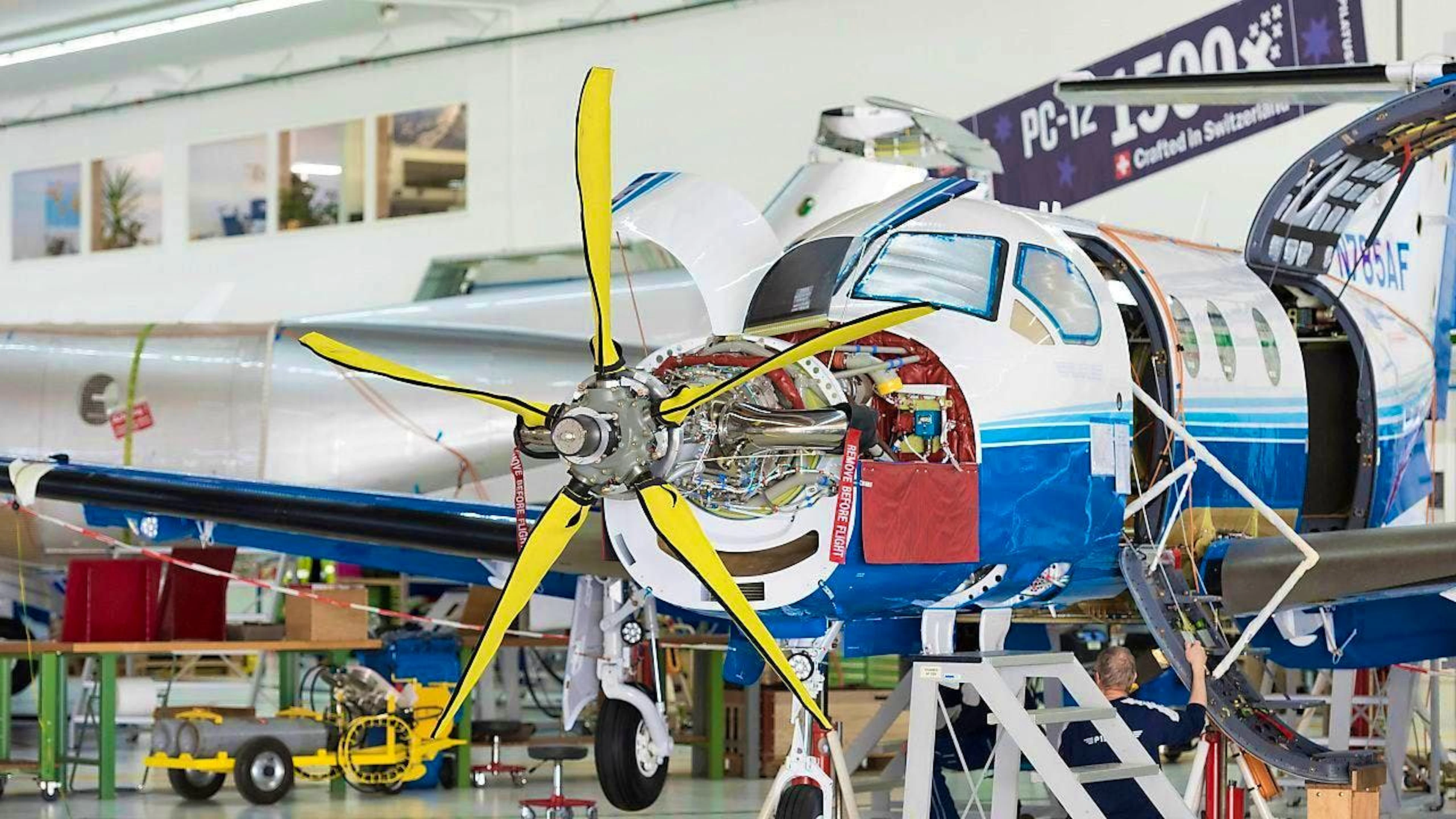 Pilatus aircraft will no longer be delivered to the USA. (archive picture)