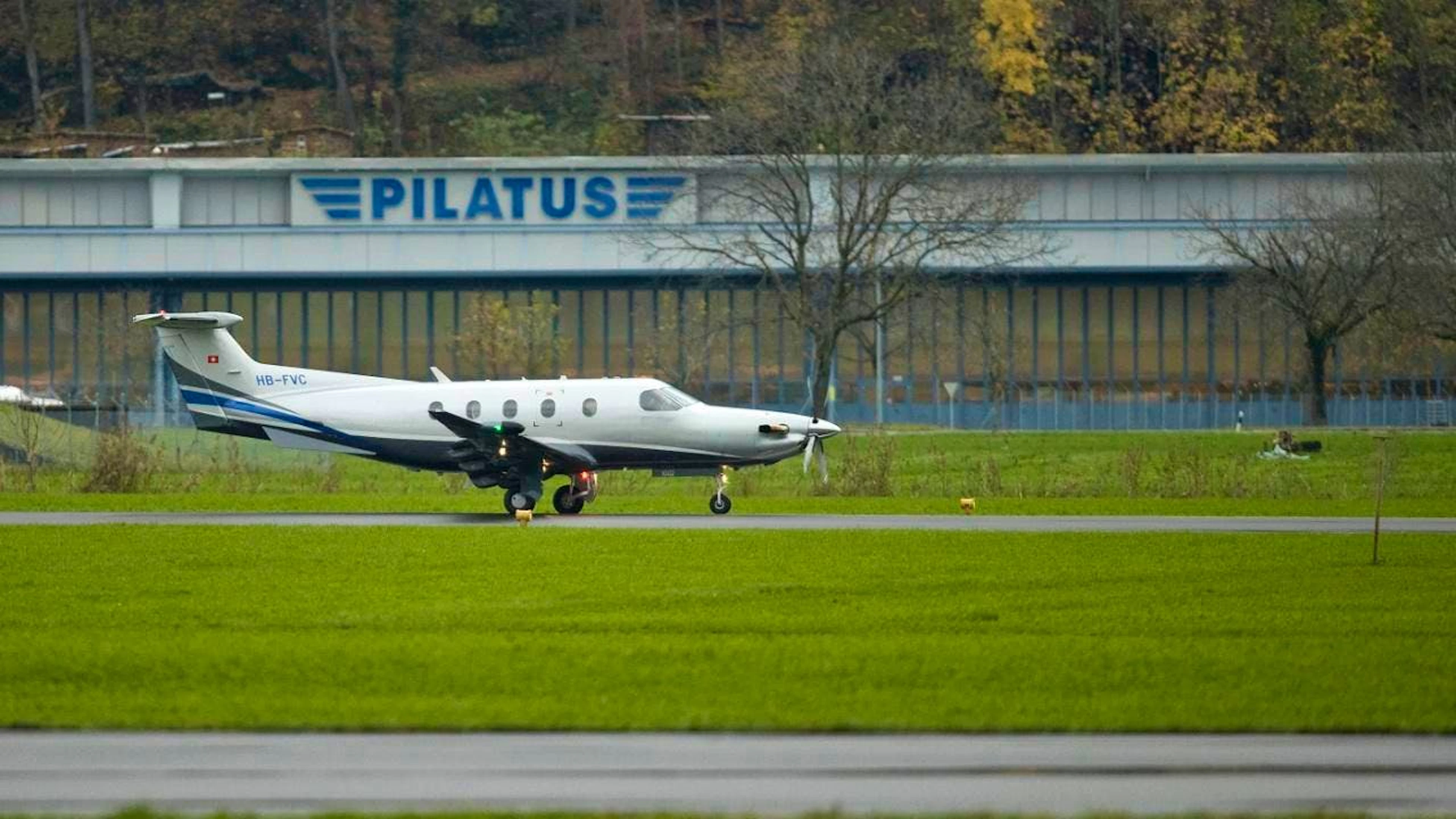 Un PC-12 nella sede del costruttore aeronautico Pilatus a tans (NW). (foto d'archivio)