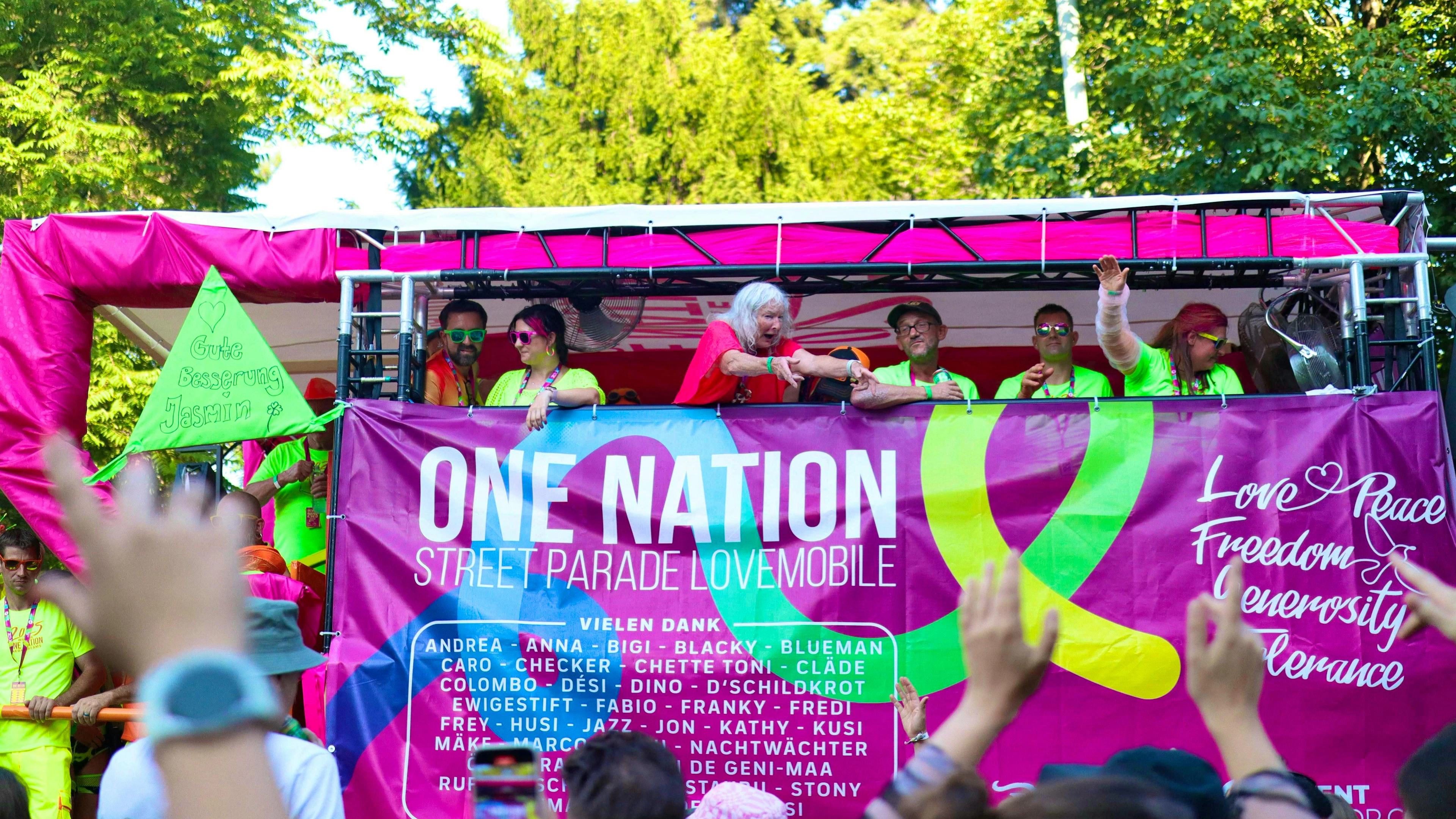 One Nation Street Parade Lovemobile.