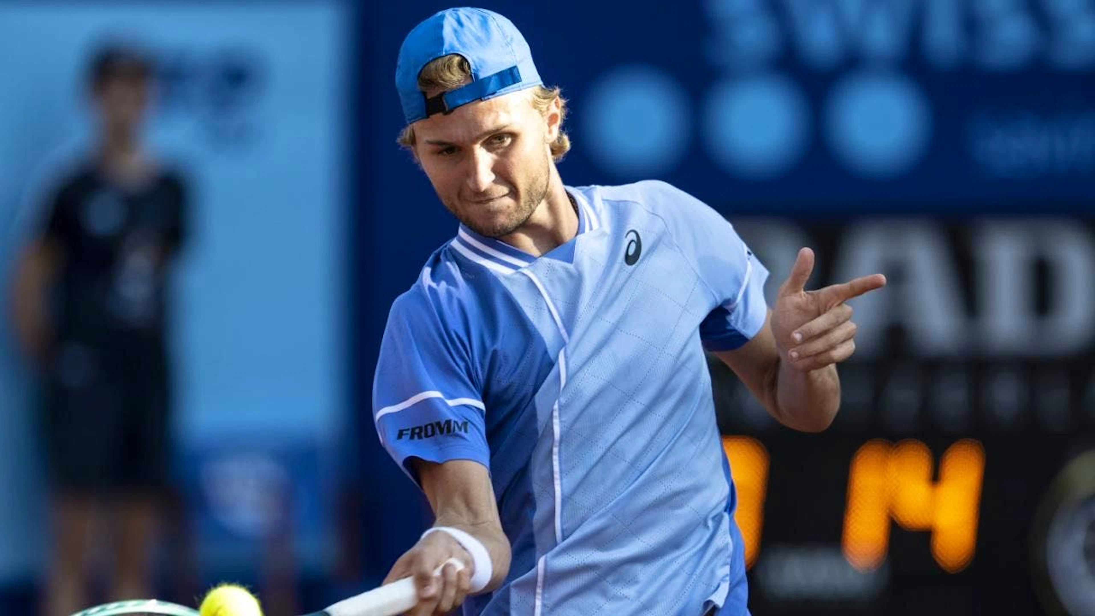 Mit Leandro Riedi (ATP 522) ist der einzige Schweizer Mann in Cincinnati schon ausgeschieden